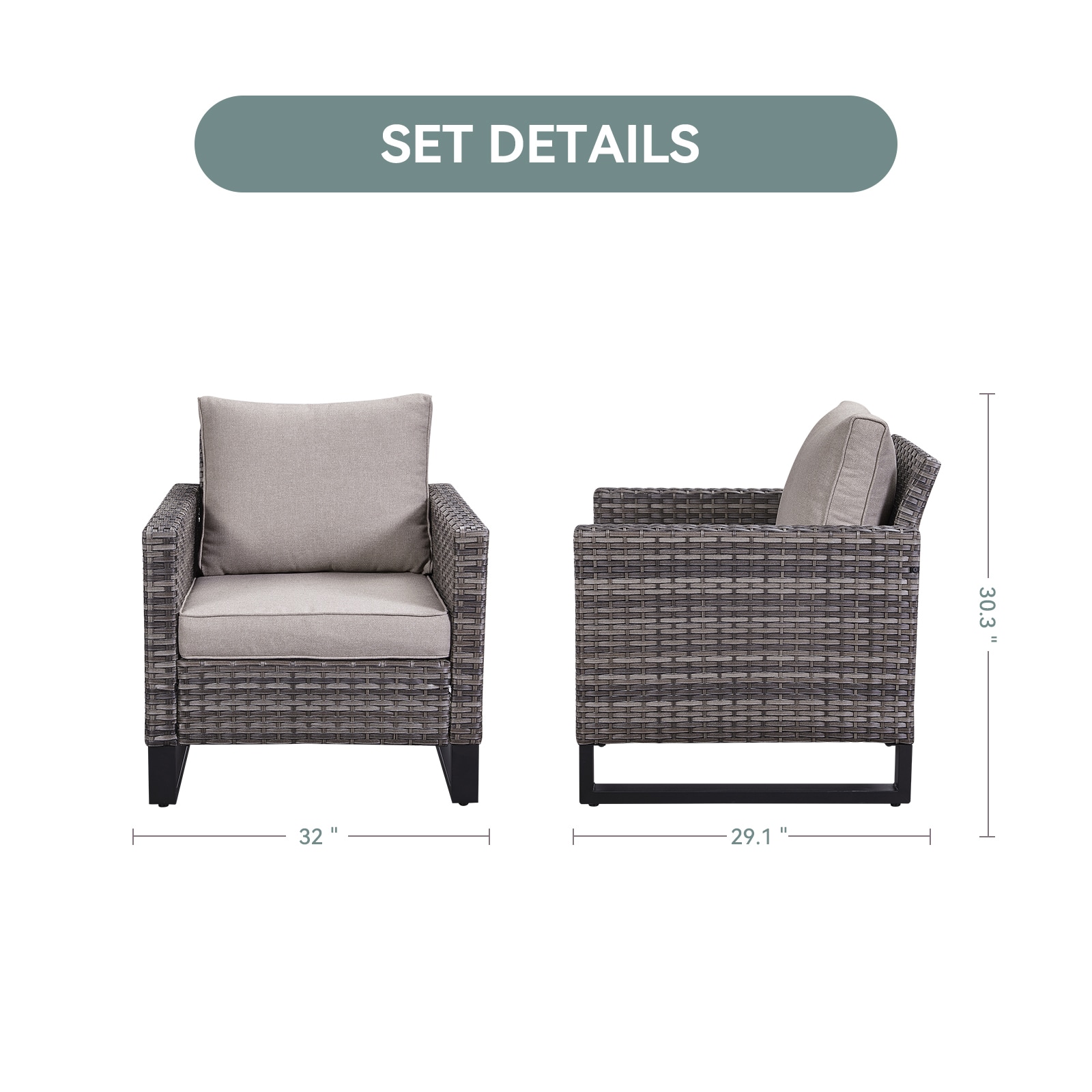 Rilyson FS063-3X2 Patio-Chairs - View #5