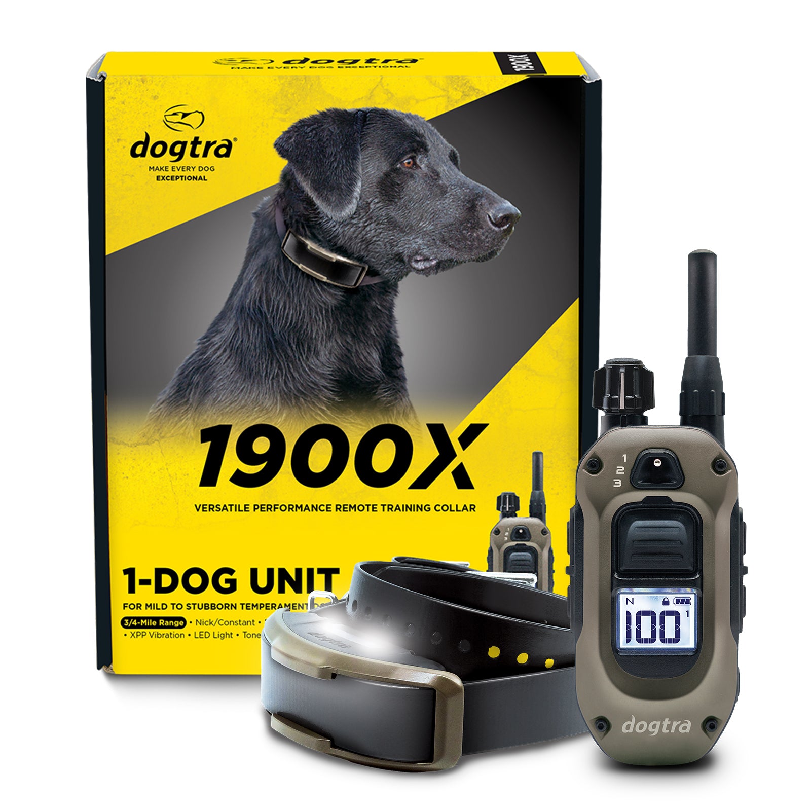 Dogtra 1900X 1-Dog Unit Training Collar
