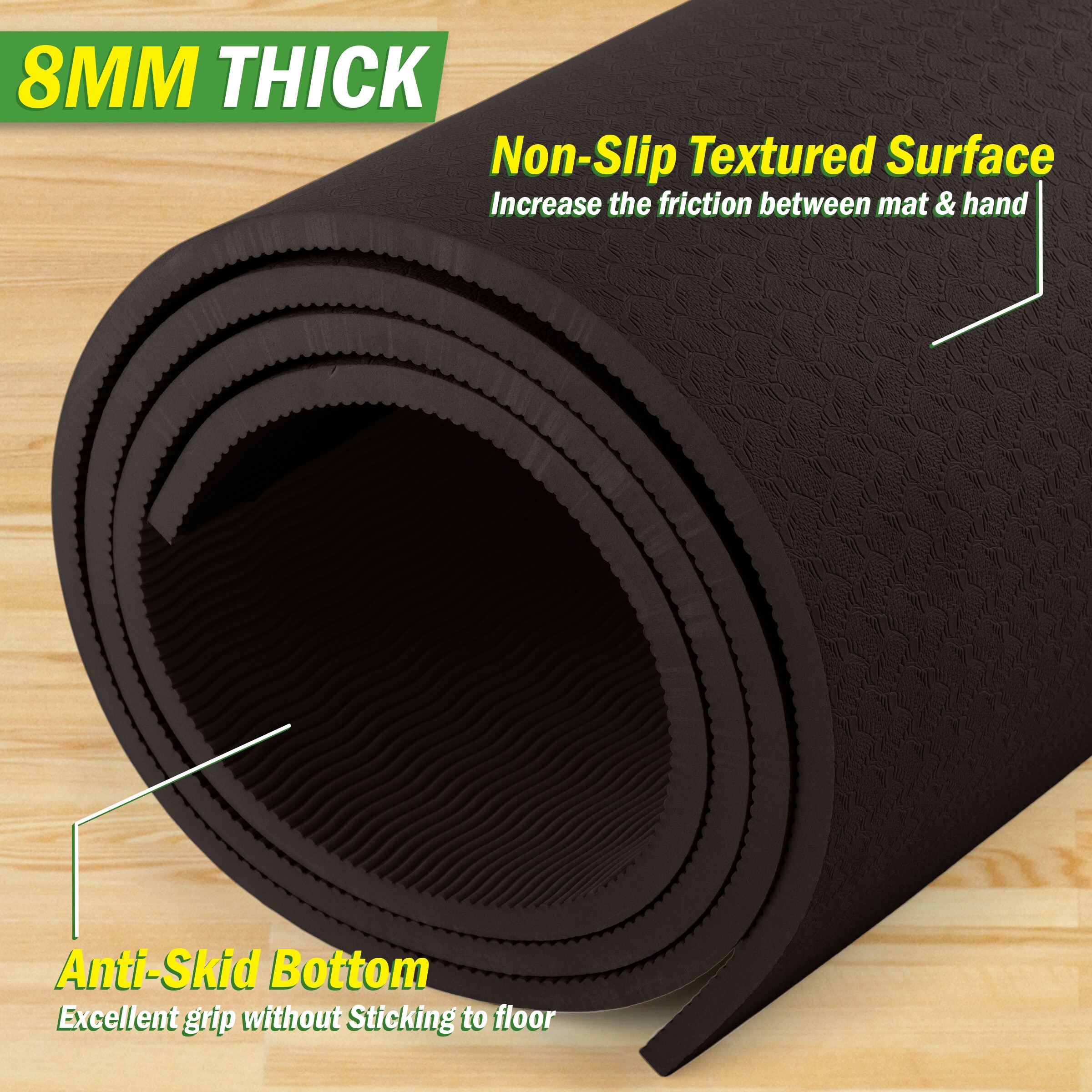 Wakeman 80-5221 Yoga-Mats - View #4