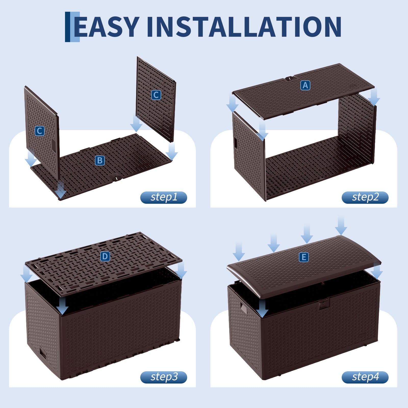 GAOMON LSPPJOK-02ZFBVHM5W Small-Outdoor-Storage - View #4
