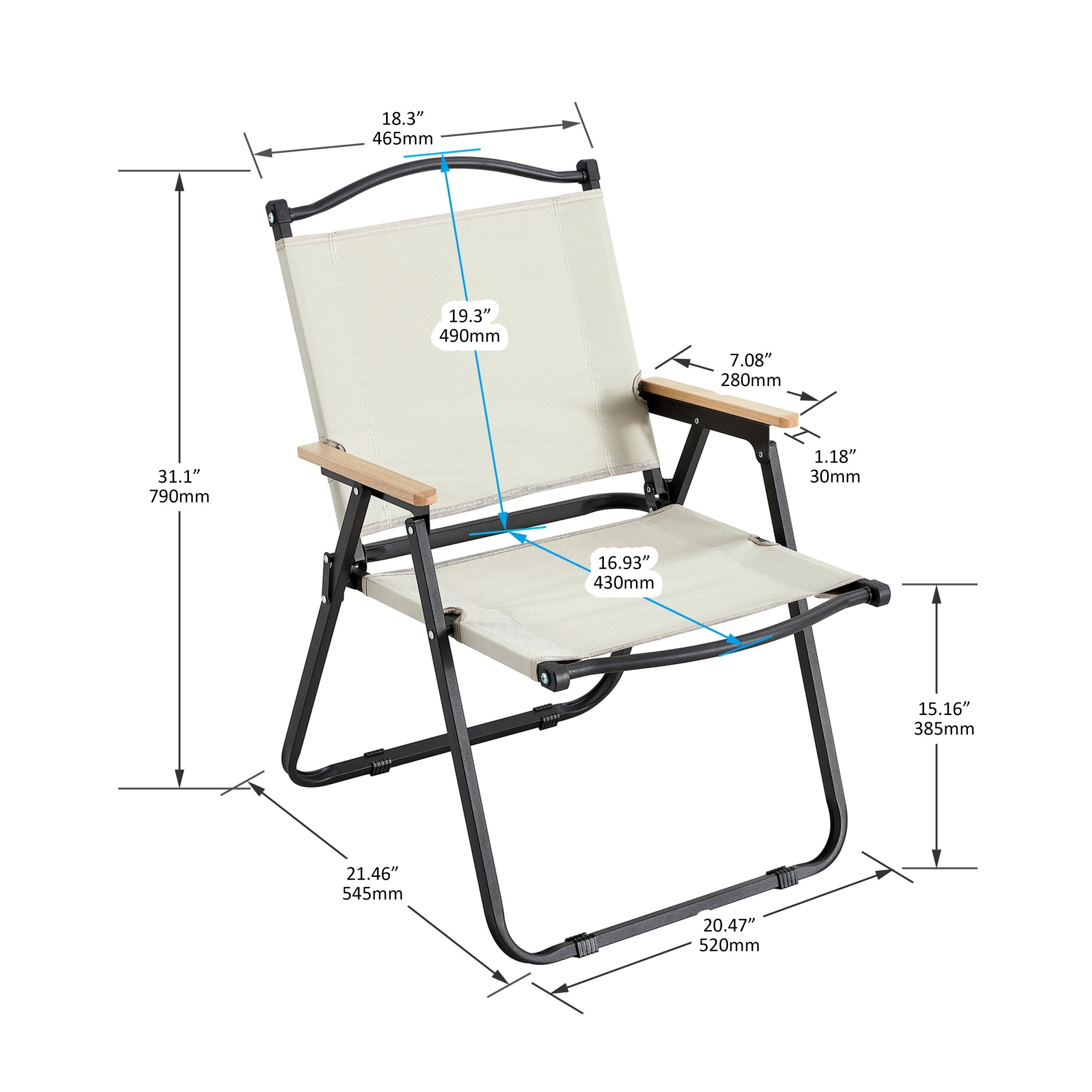 Siavonce FZD16RC Beach-Camping-Chairs - View #2