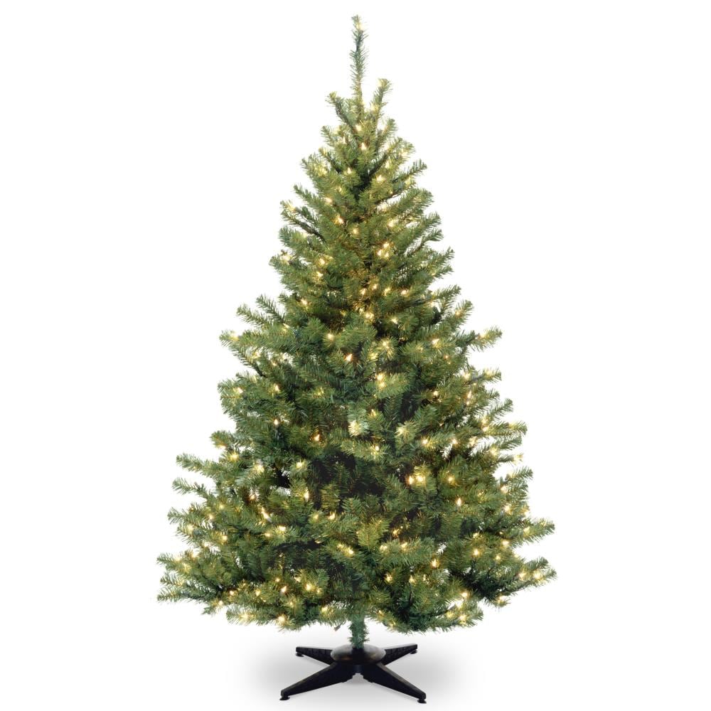 National Tree Company 6-ft Spruce Pre-lit Artificial Christmas Tree 