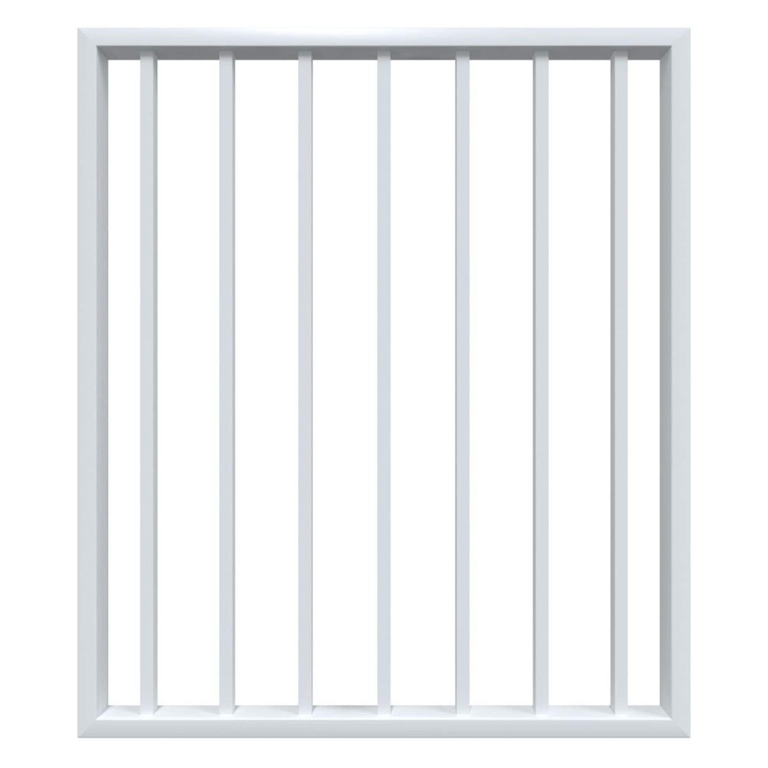 Fortress Building Products Al13 Plus 34-1/2-in L x 40-in H White Aluminum Deck Railing Gate ( Assembly required ) #51140351