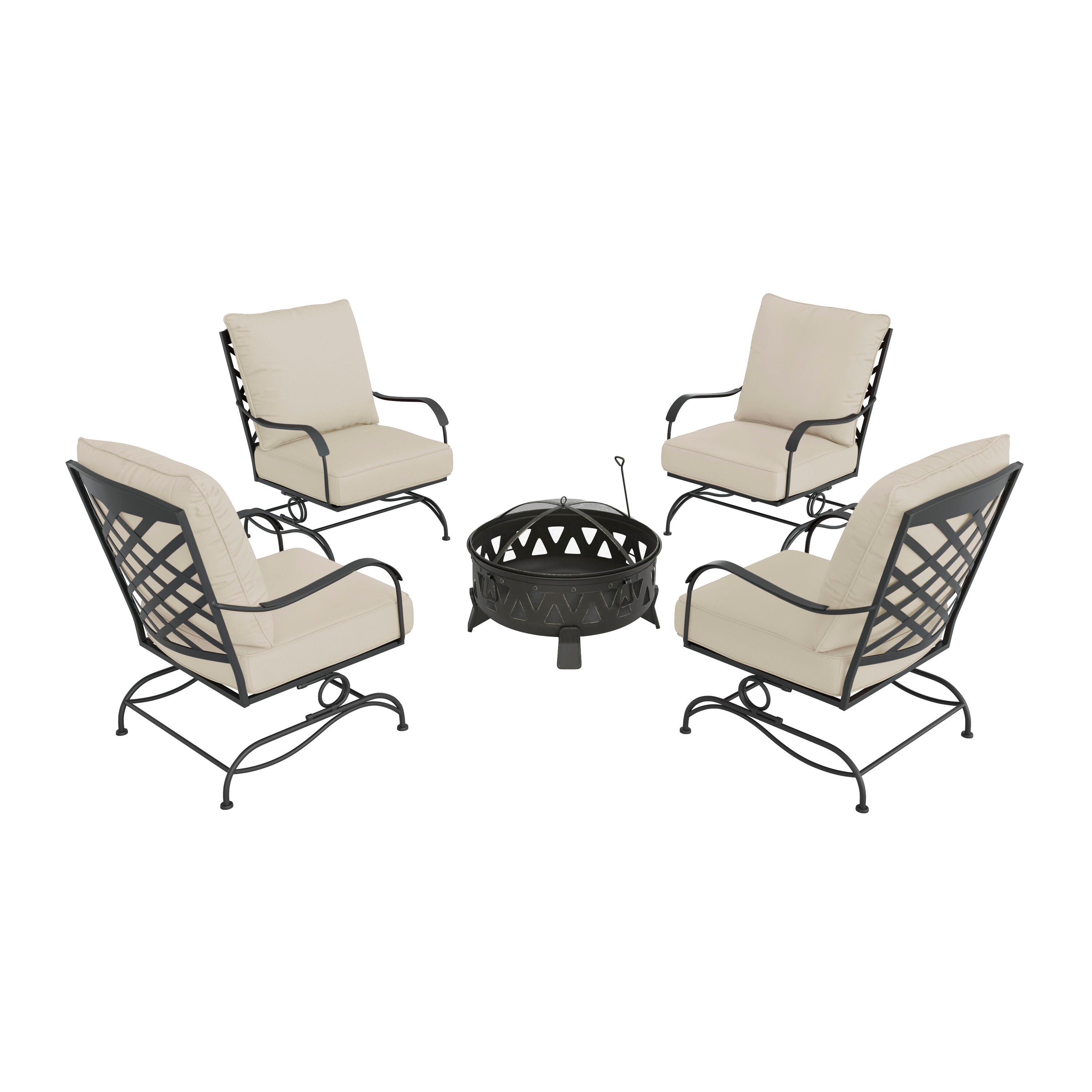 Style Selections SRFP11354 Outdoor-Woodburning-Firepits - View #4