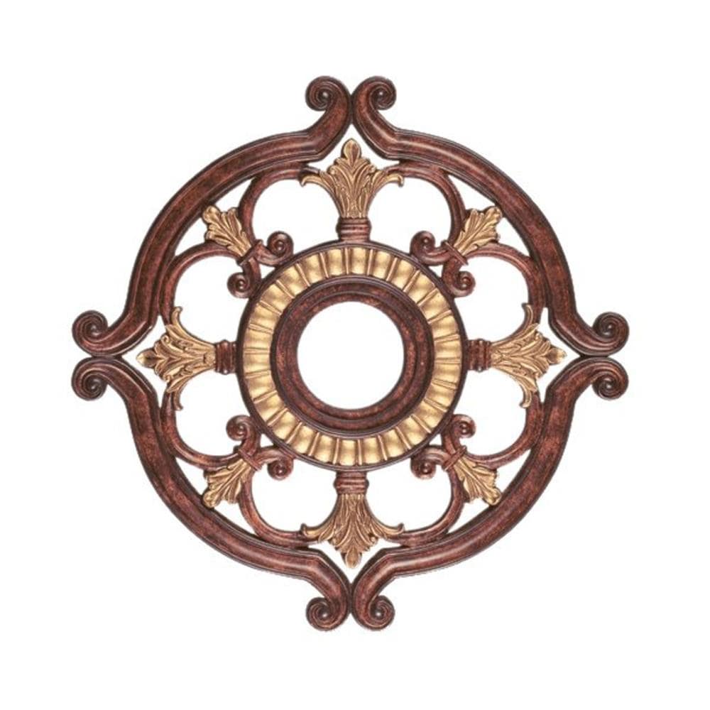 Livex Lighting 8216-63 23-in W x 23-in L Traditional Verona Bronze Polyurethane Ceiling Medallion
