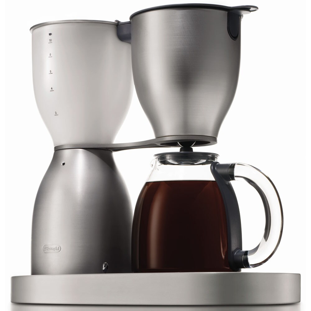 DeLonghi 10 Cup Brushed Aluminum Coffee Maker at Lowes