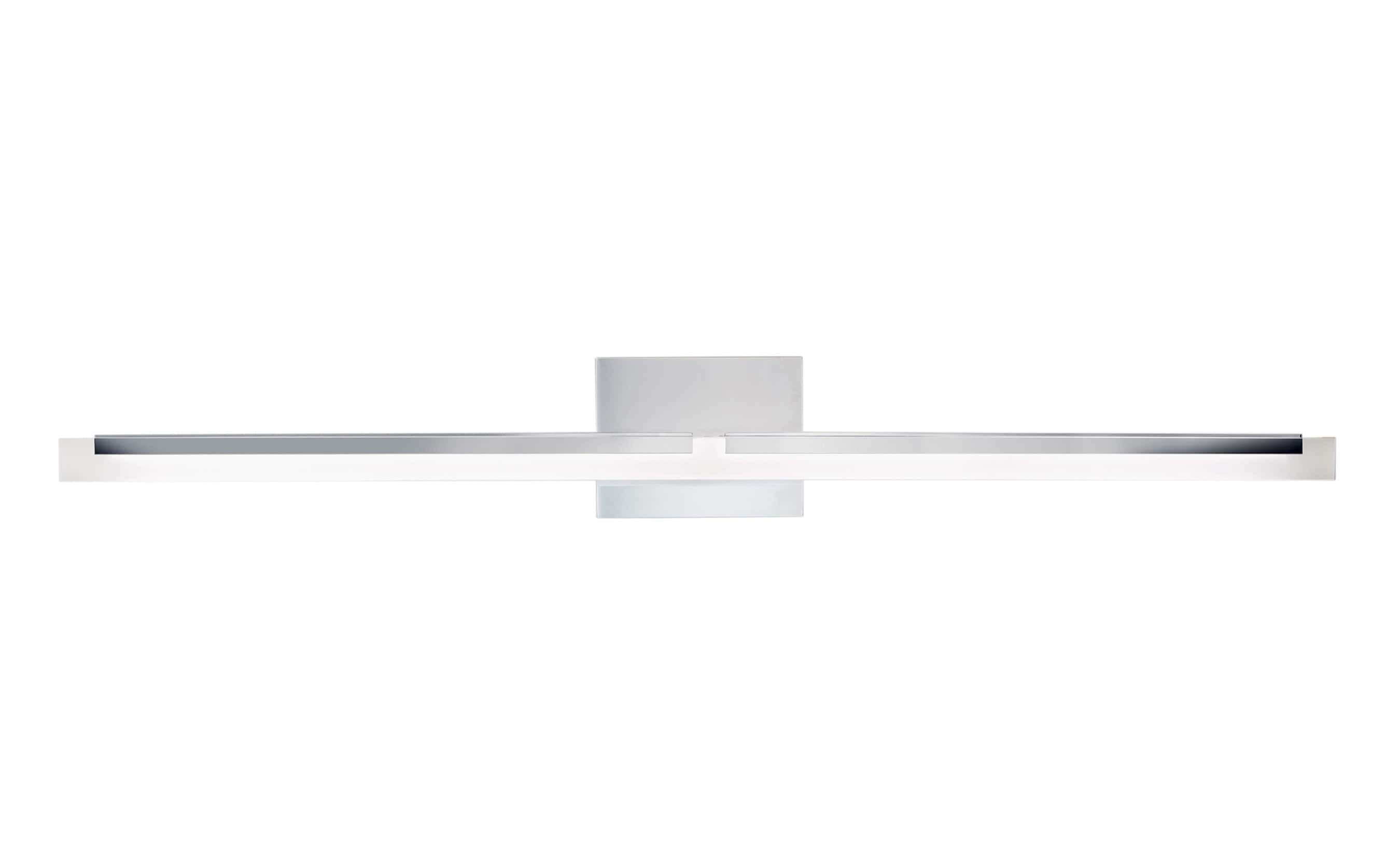 Norwell Lighting 8147-CH-FA Roule 1.25-in 1 -Light Chrome Integrated LED Modern/contemporary Vanity light