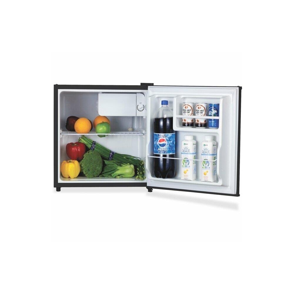 Lorell SPRCH65438  LLR72311 1.6 cu ft. Compact Refrigerator, Wire Shelf and Dial Control and Manual Defrost- Black