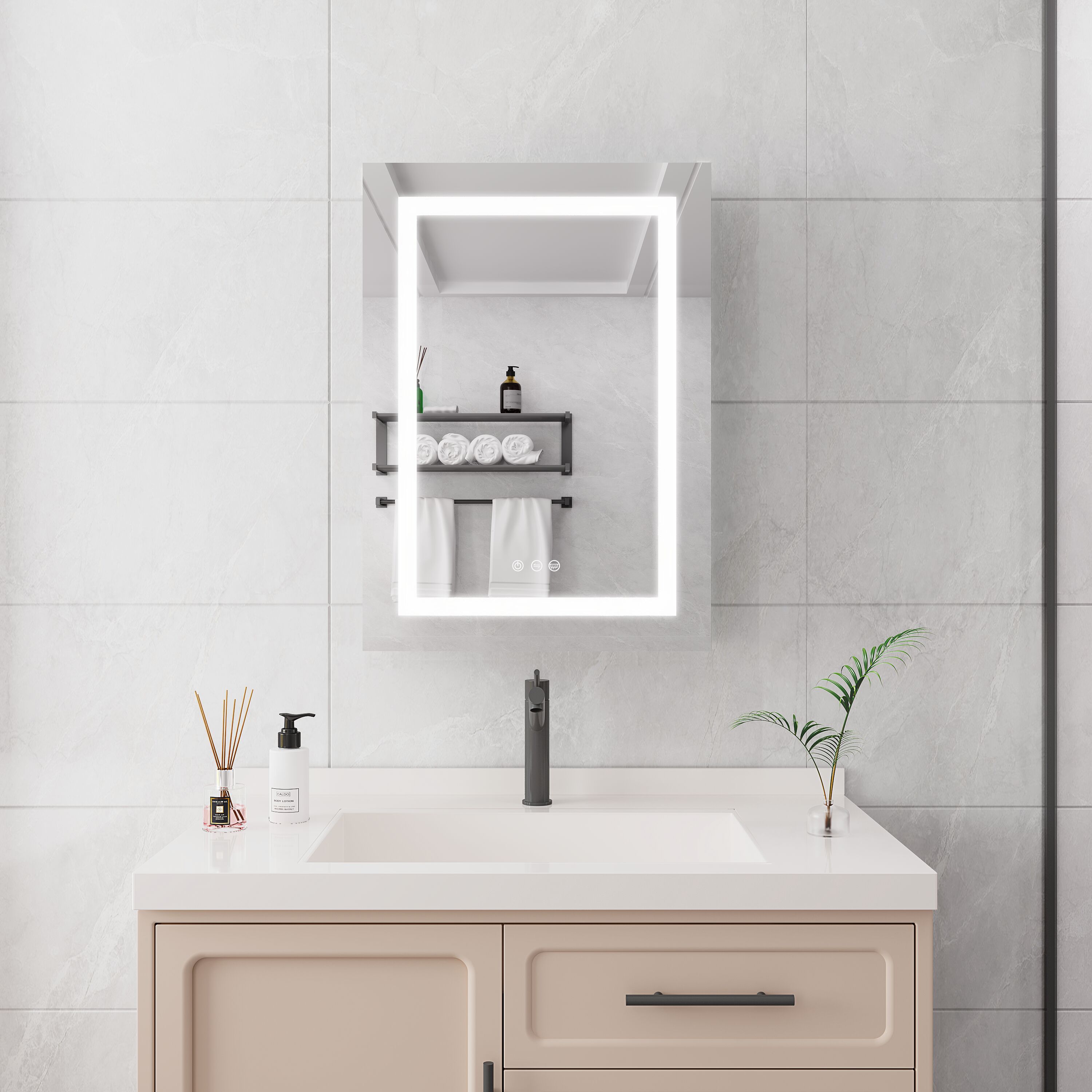Forclover HBM-2028L Bathroom-Medicine-Cabinets - View #2