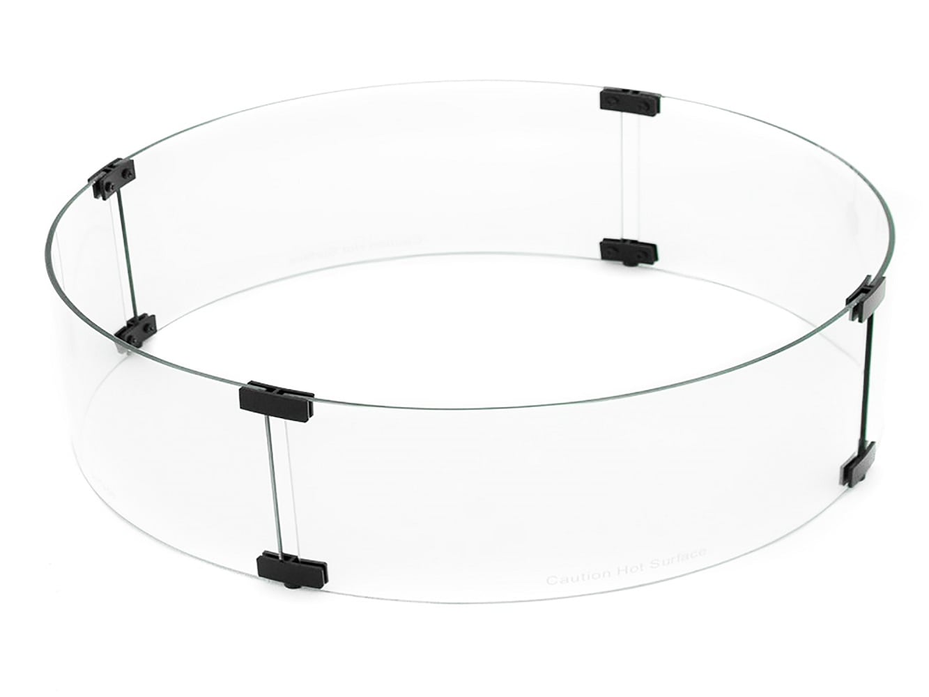 Hiland AWS-RND22 Clear Glass Fire Pit Spark screen