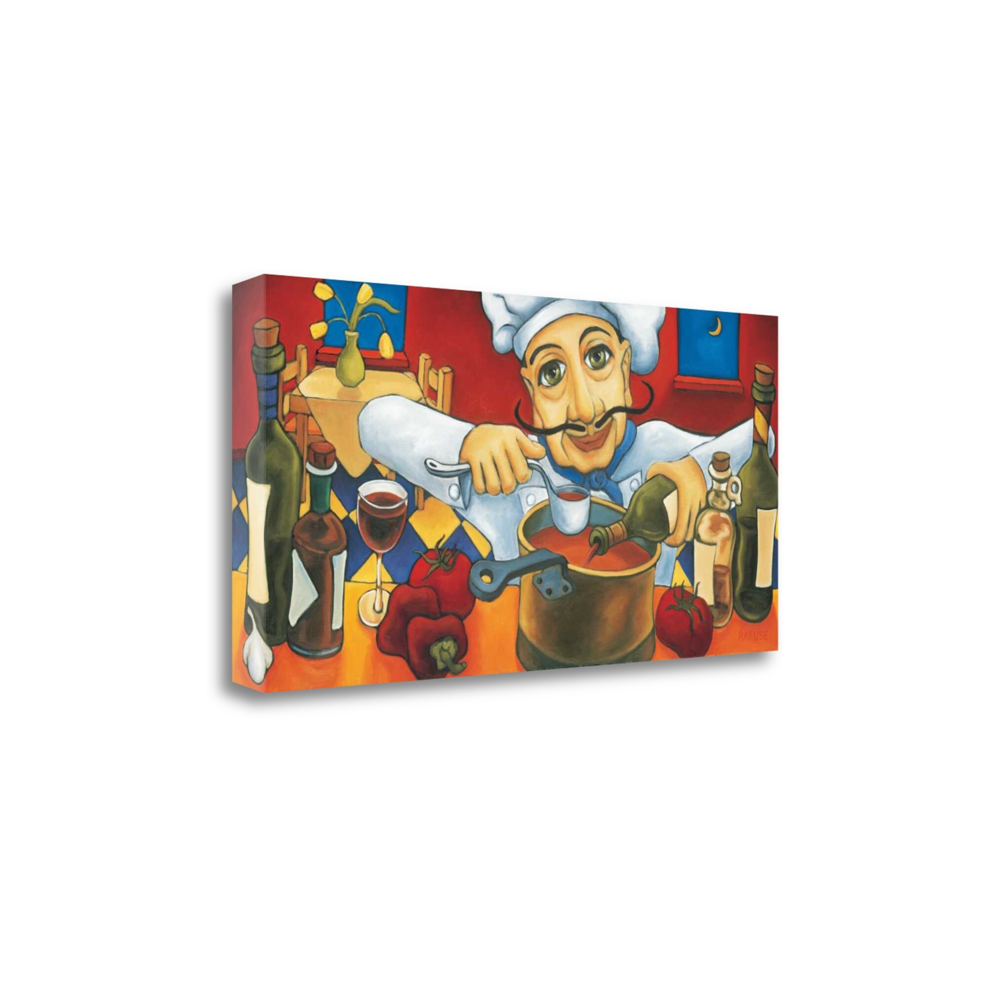 Tangletown Fine Art CA308570-3920C Eduardo Will Rafuse 20-in H x 39-in W Kitchen Print on Canvas
