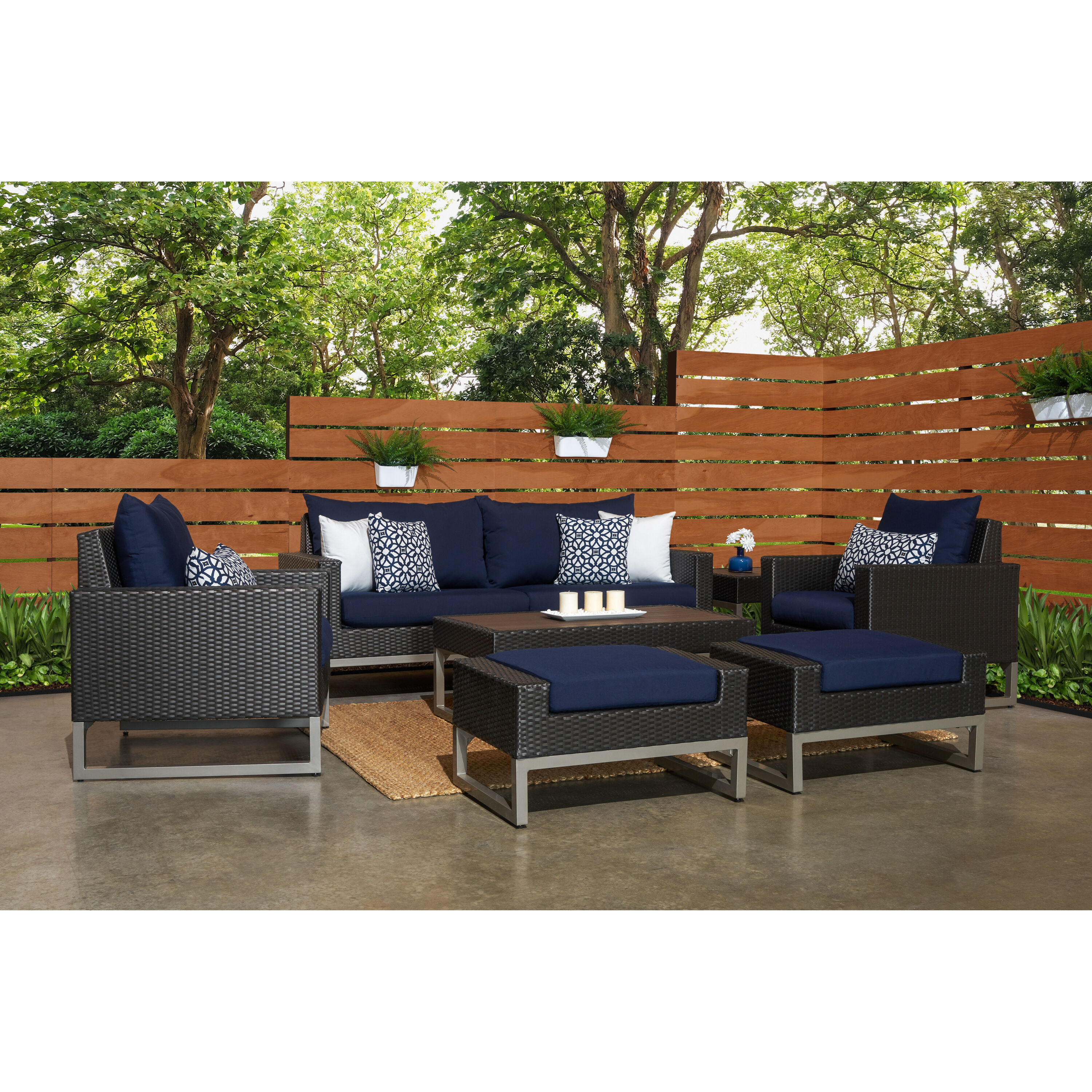 RST Brands OP-PESS7-MILO-E-NVYK Patio-Conversation-Sets - View #9