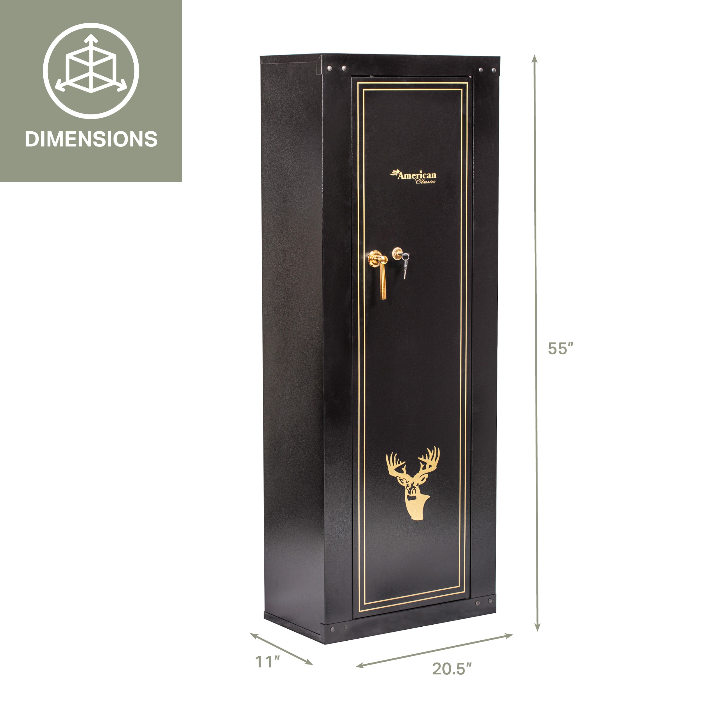 American Furniture Classics 910 Gun-Safes - View #9