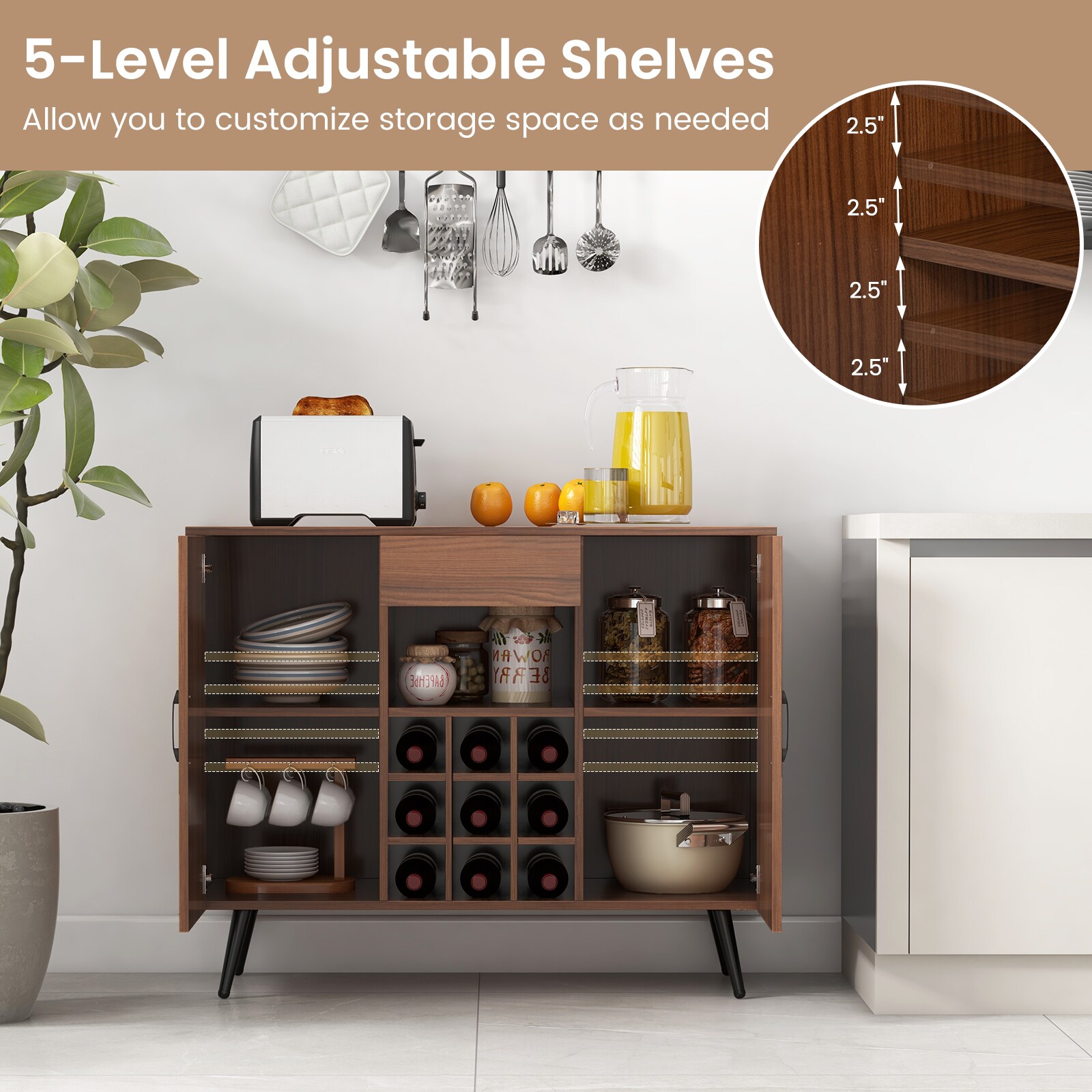 Slickblue D-CO-TW85111VJ Dining-Kitchen-Storarge - View #5