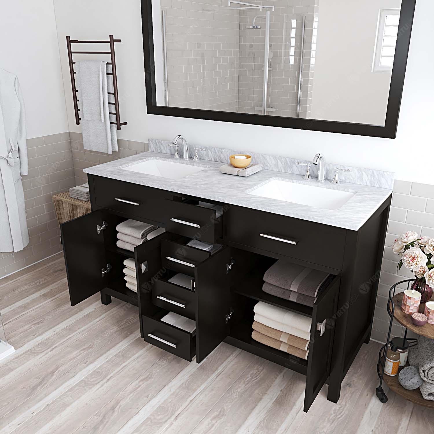 Virtu USA MD-2060-WMSQ-ES Bath-Vanity-Combo - View #4