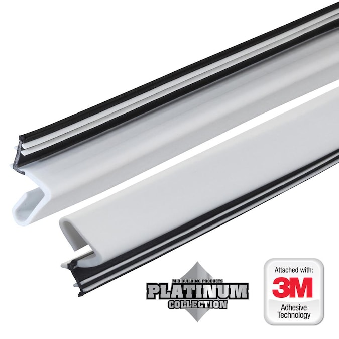 M D 7 Ft X 1 In White Top And Sides, How To Install Md Top And Sides Garage Door Seal