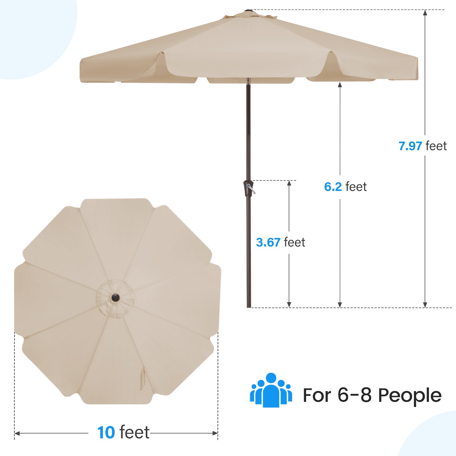 VOUA 11CBZZS-BR Umbrellas-2 - View #3