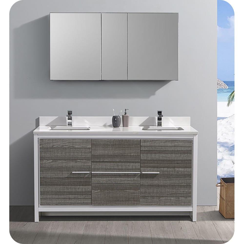 Fresca FCB8119HA-CWH-U Bath-Vanity-Combo - View #7