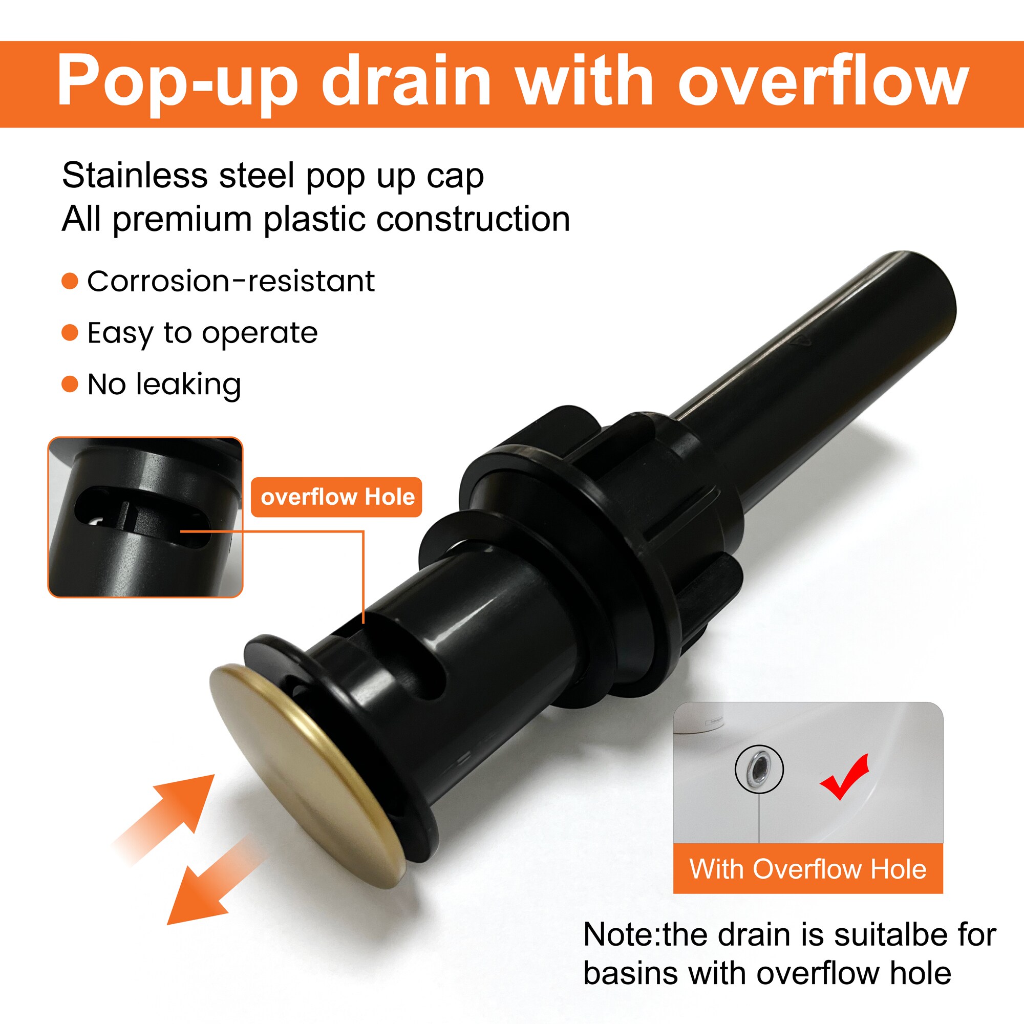 WELLFOR WF-B3535-BG Lavatory-Faucets - View #12