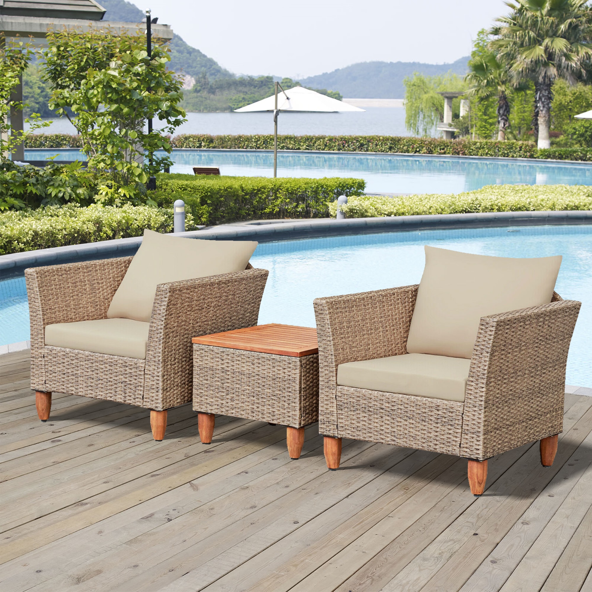 LIVIZA OUS66533BN Patio-Conversation-Sets - View #4