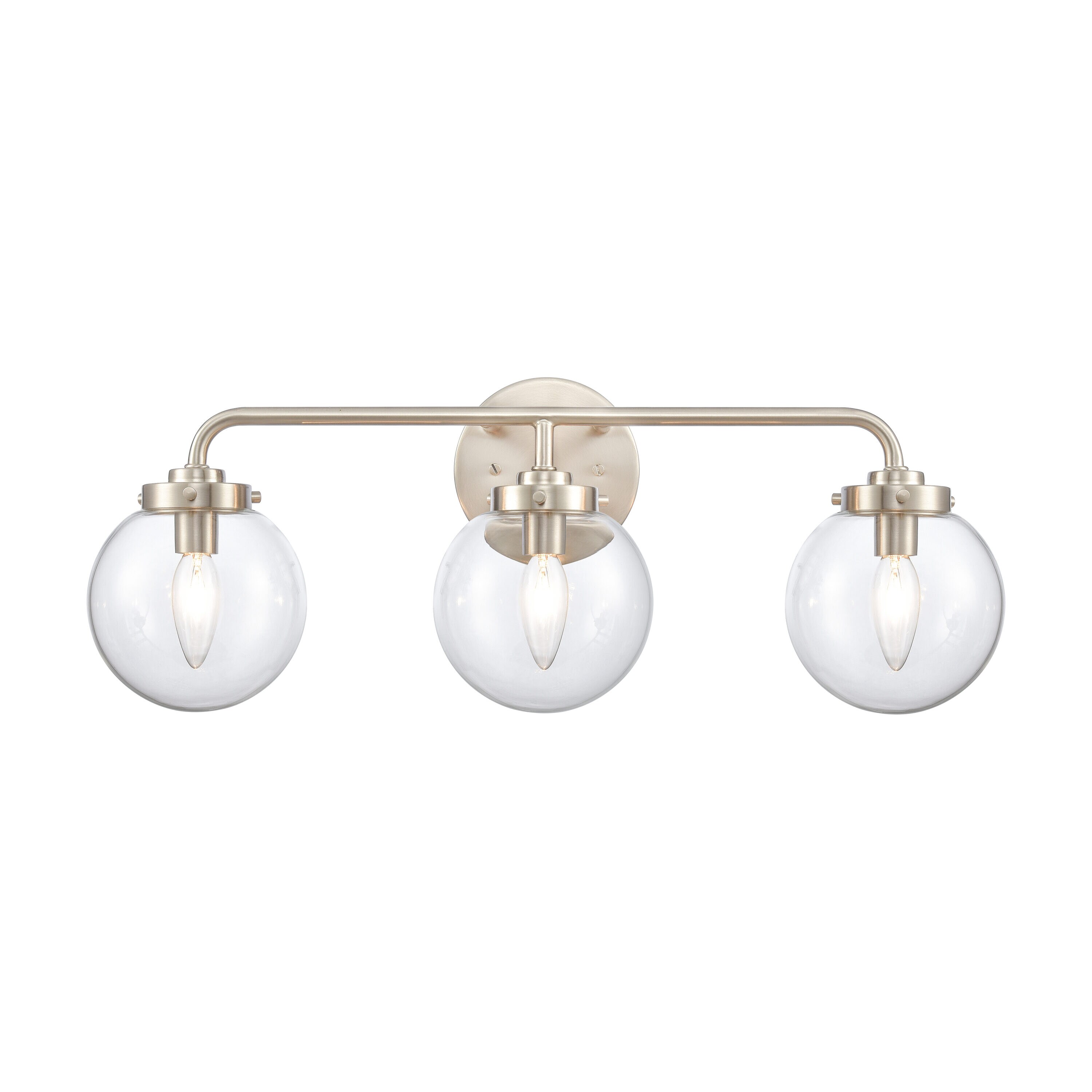 Westmore by ELK Lighting LW-221105011 Fontana 23.25-in 3 -Light Brushed Nickel Traditional Vanity light