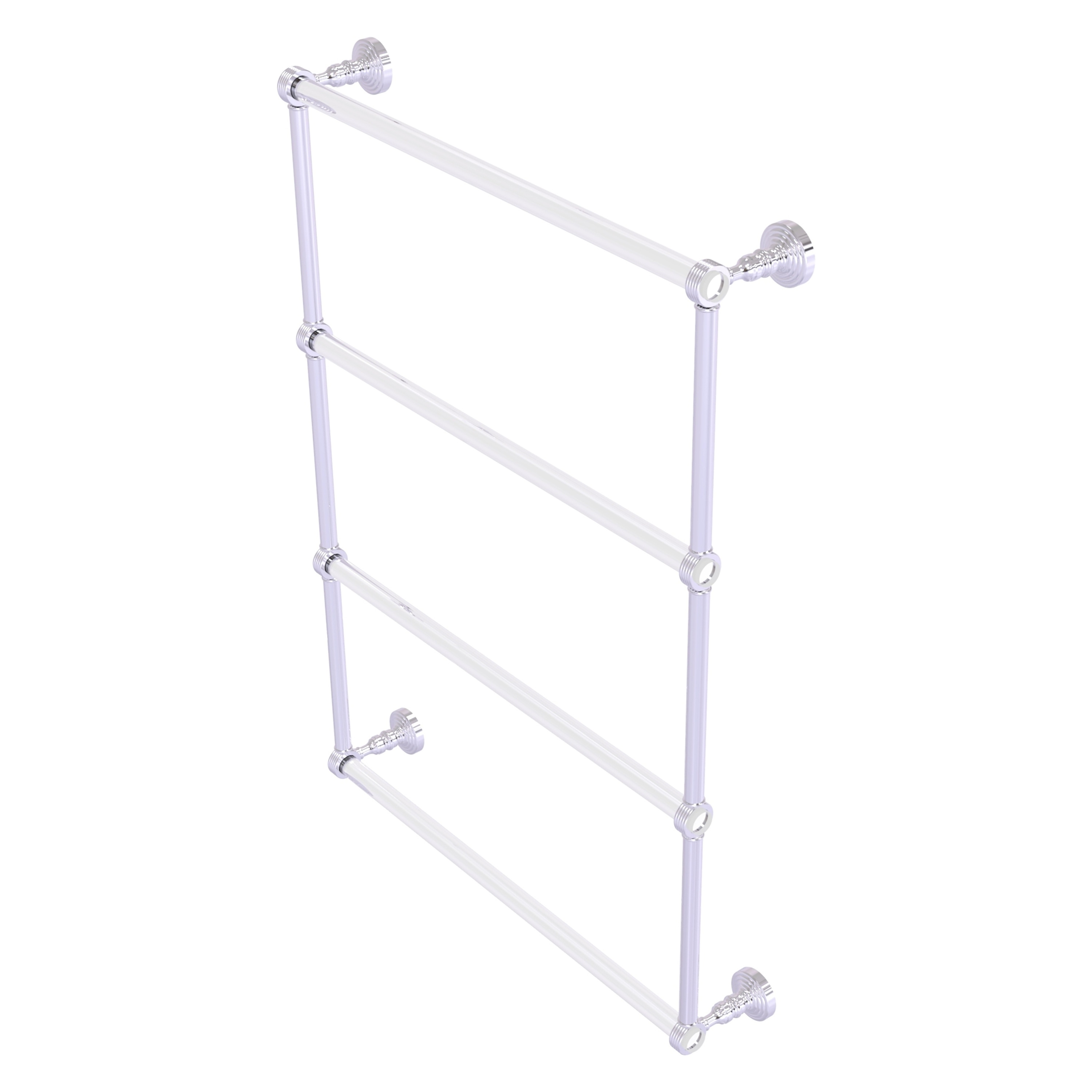 Polished Chrome 4-Tier Wall Ladder Towel Bar