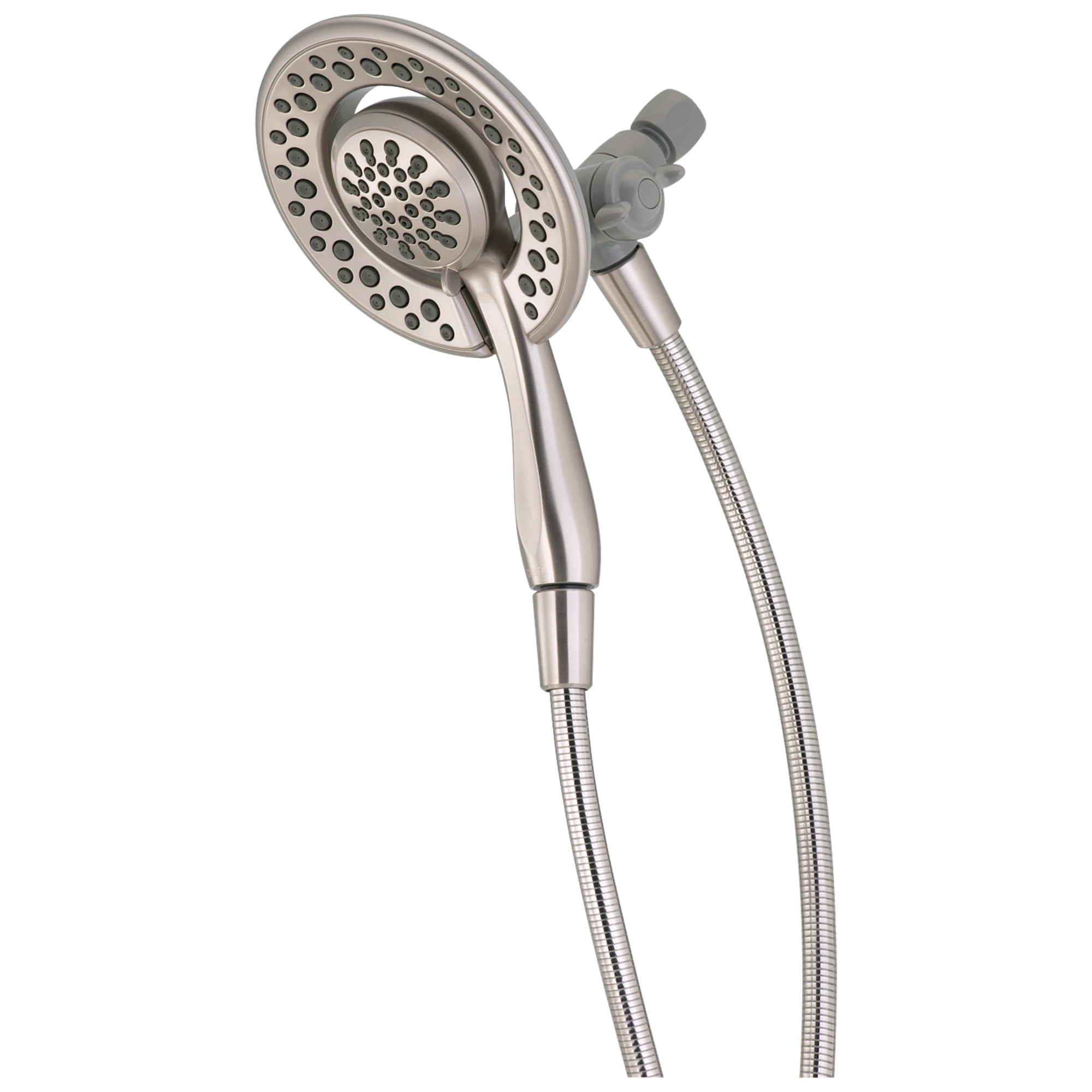 Delta 5-Spray 2-in-1 Hand Shower Shower Head Combo Kit Brushed Nickel Flexible 