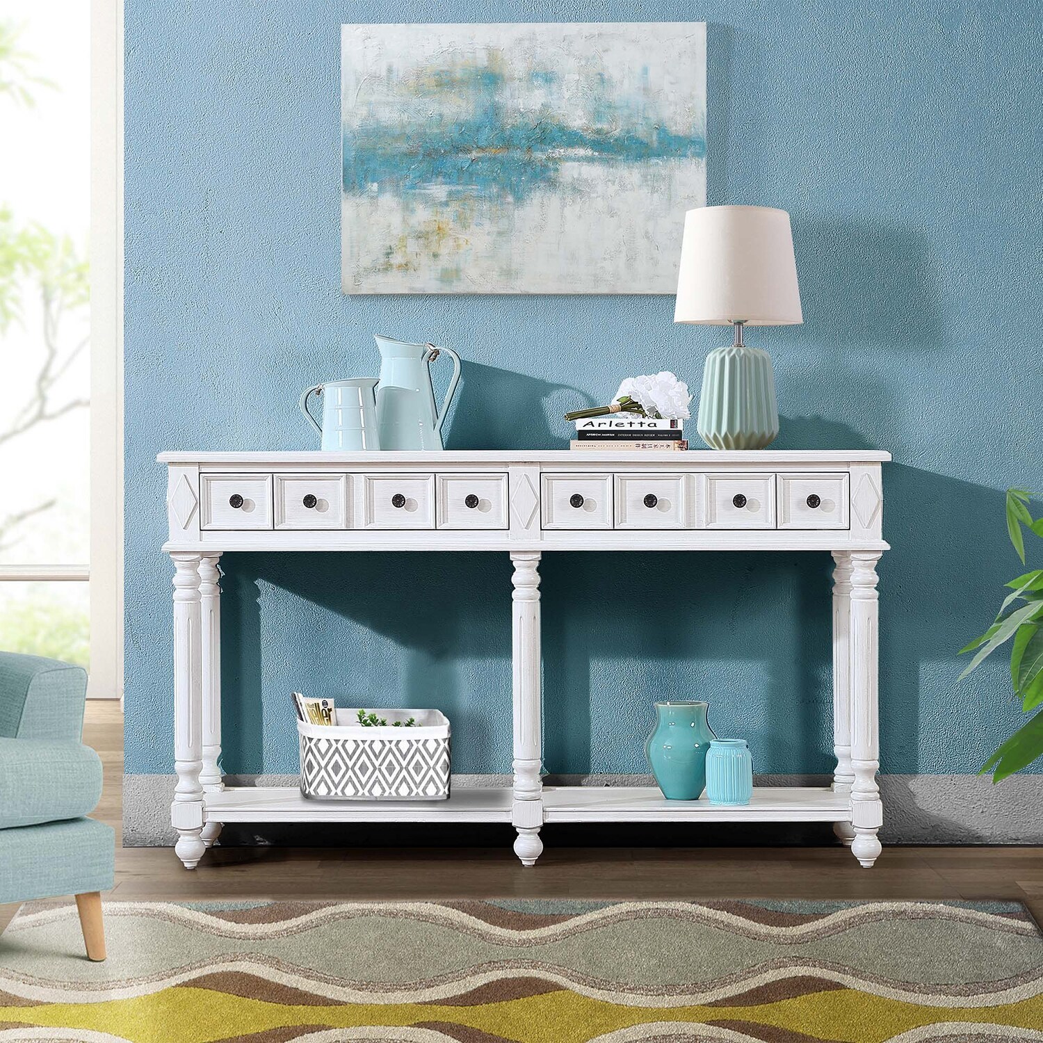 SINOFURN SYA020135WT Console-Sofa-Tables - View #18