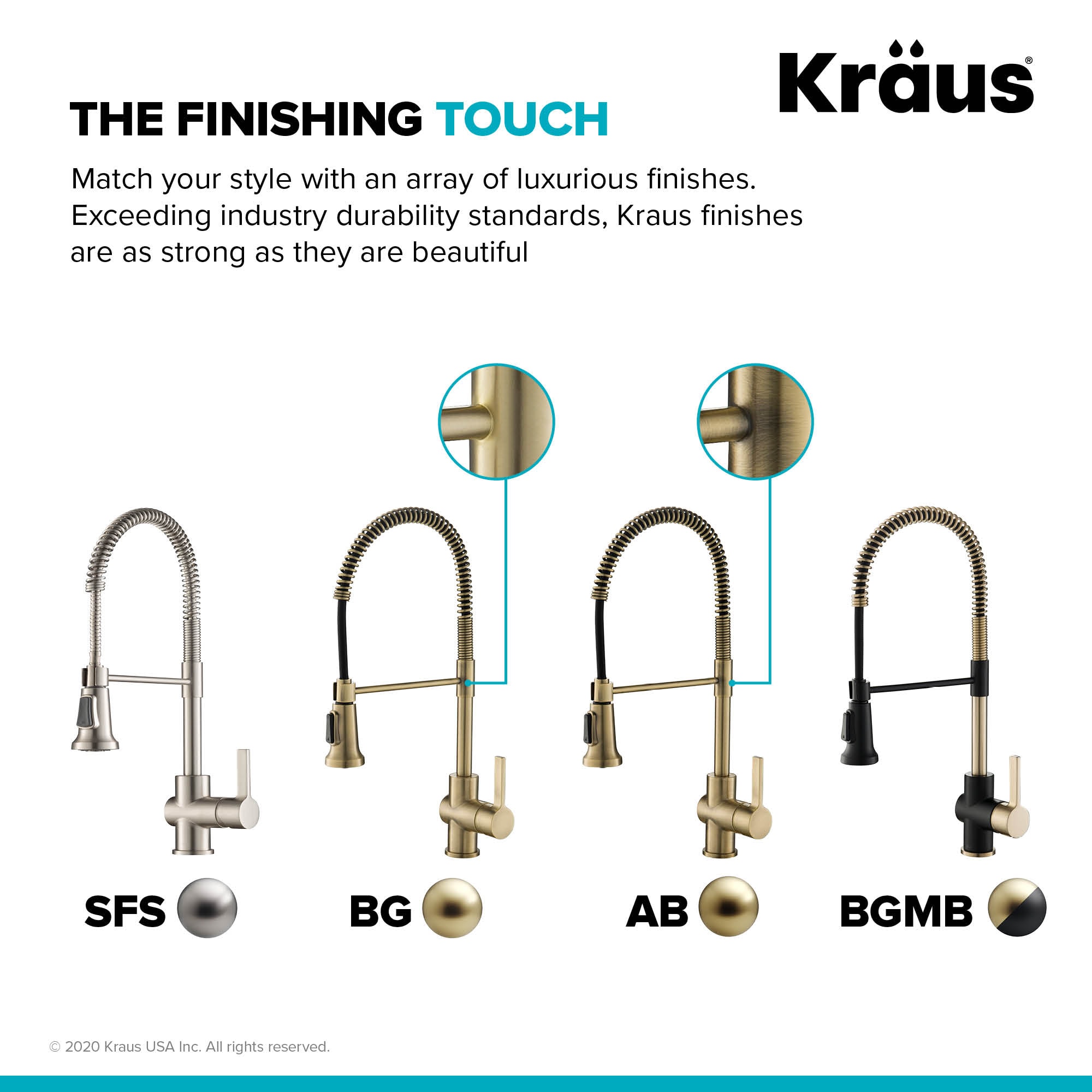 Kraus Britt Brushed Gold Single Handle Pull-down Kitchen Faucet (Deck ...