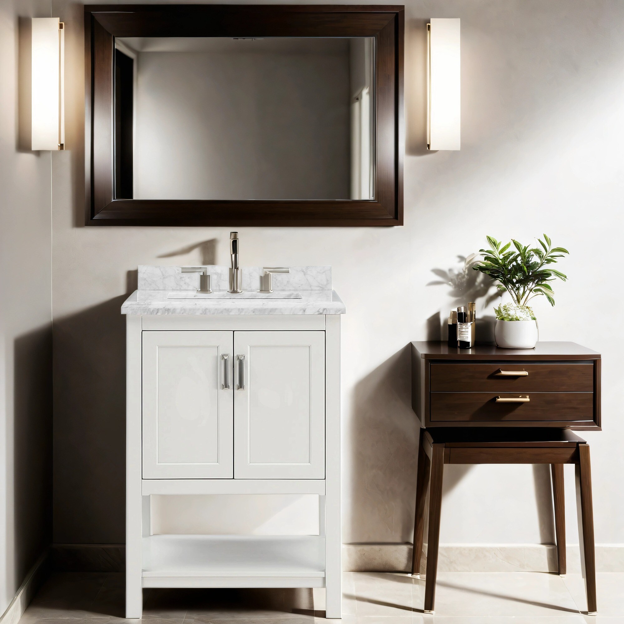 Design Element AF-25-WHI Bath-Vanity-Combo - View #6