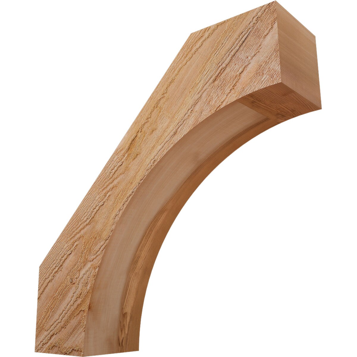 Ekena Millwork BRC06X22X22WTL00RWR 6-in x 22-in x 22-in Western Red Cedar Unfinished Wood Westlake Tough Sawn Knee Brace