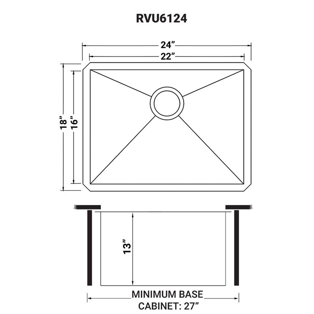 Ruvati RVU6124 Laundry-Tubs-Utility-Sinks - View #11