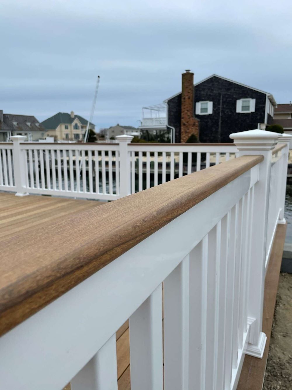 Capital Railing VRCAPLSQLW8 8 x 36 White Vinyl Deck Rail Kit