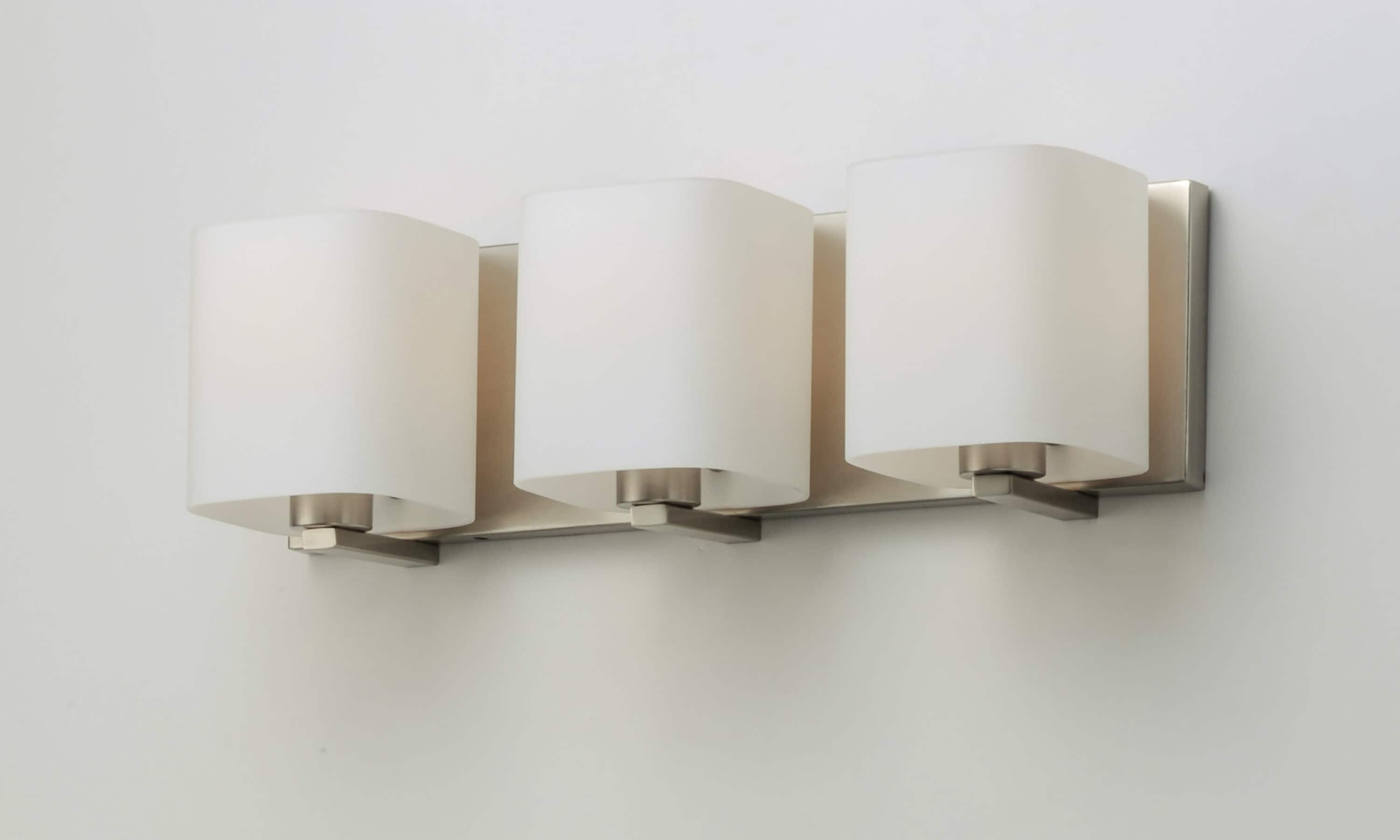 Maxim Lighting Wrap 19.25-in 3-Light Satin Nickel Modern/Contemporary ...