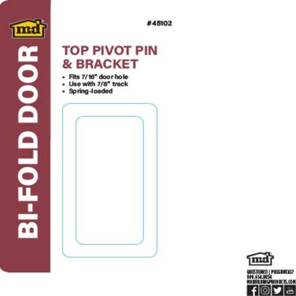 M-D 45102 Bifold-Closet-Door-Pivot-Brackets - View #4