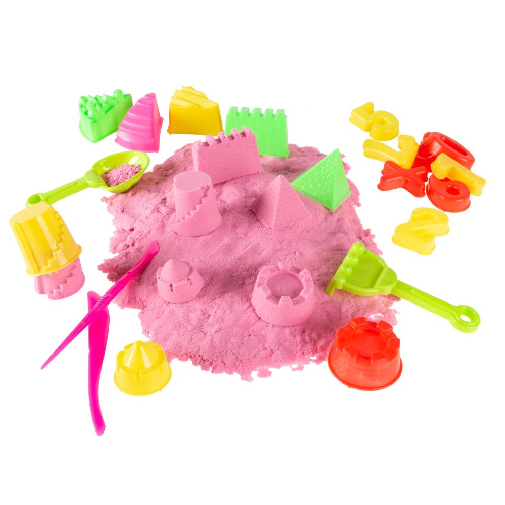 Kinetic Sand Sandcastle Set with 1lb of Kinetic Sand and Tools and Molds  (Color May Vary) 