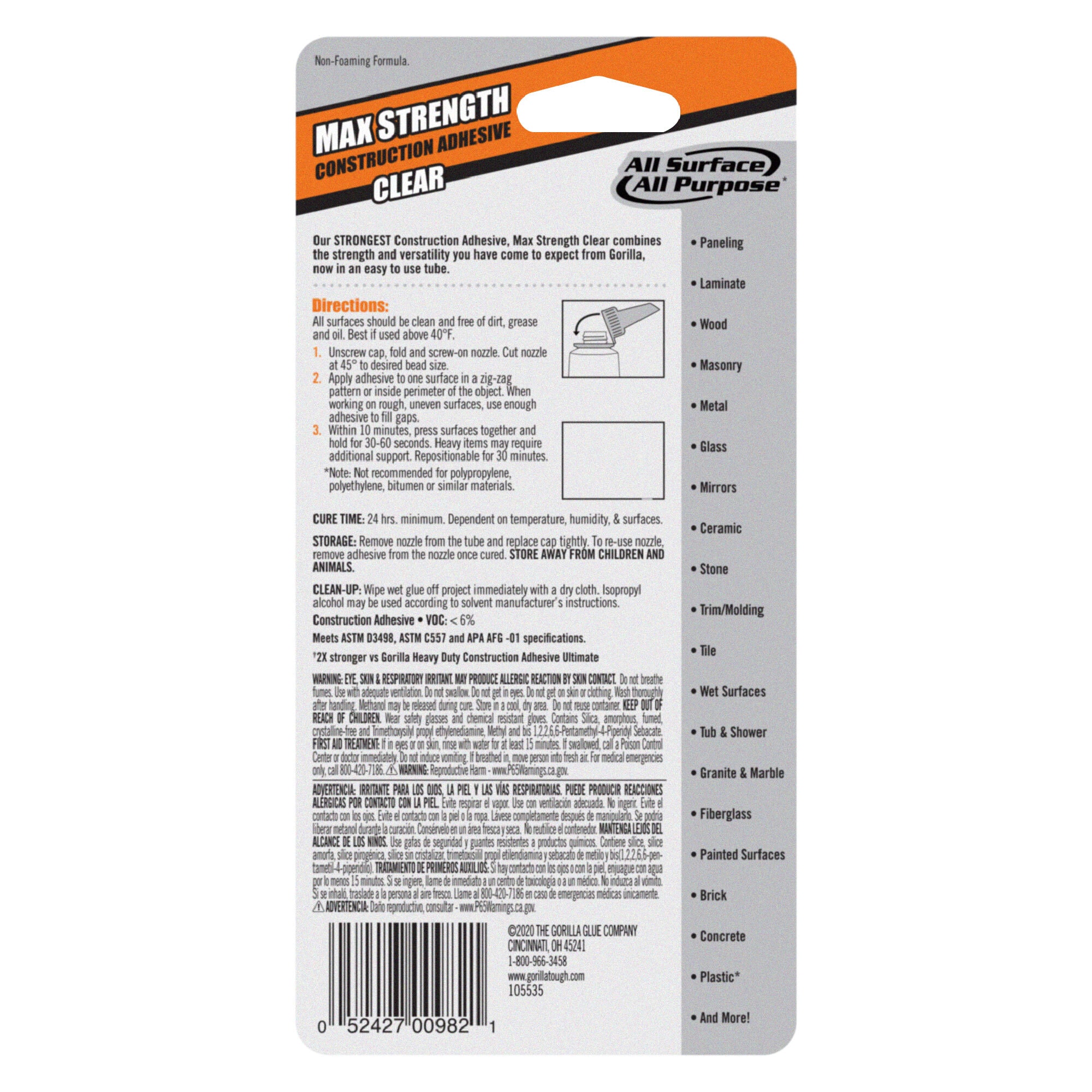 Gorilla 105045 Construction-Adhesive - View #7