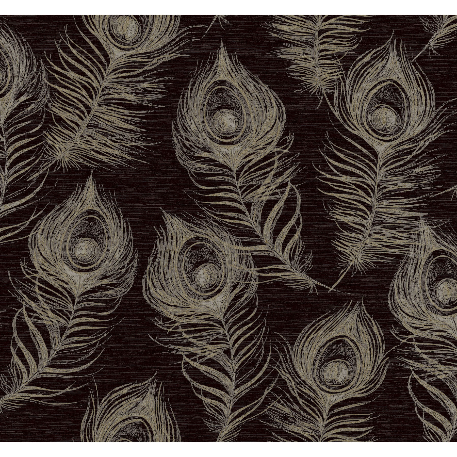 York Wallcoverings Candice Olson Casual Elegance 60.8-sq ft Black Non-woven Novelty Unpasted Wallpaper
