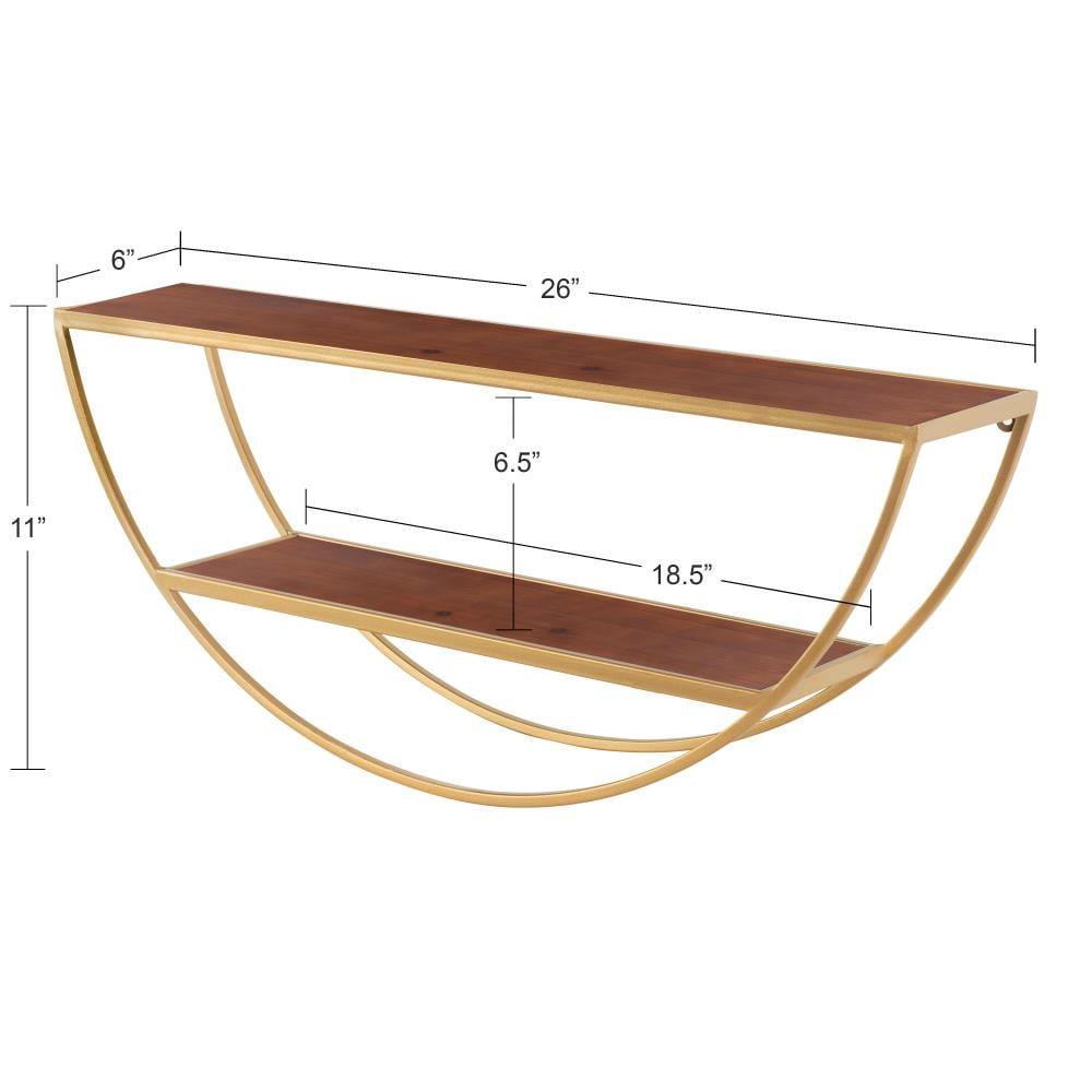 Kate and Laurel 219328 Wall-Mounted-Shelving - View #2