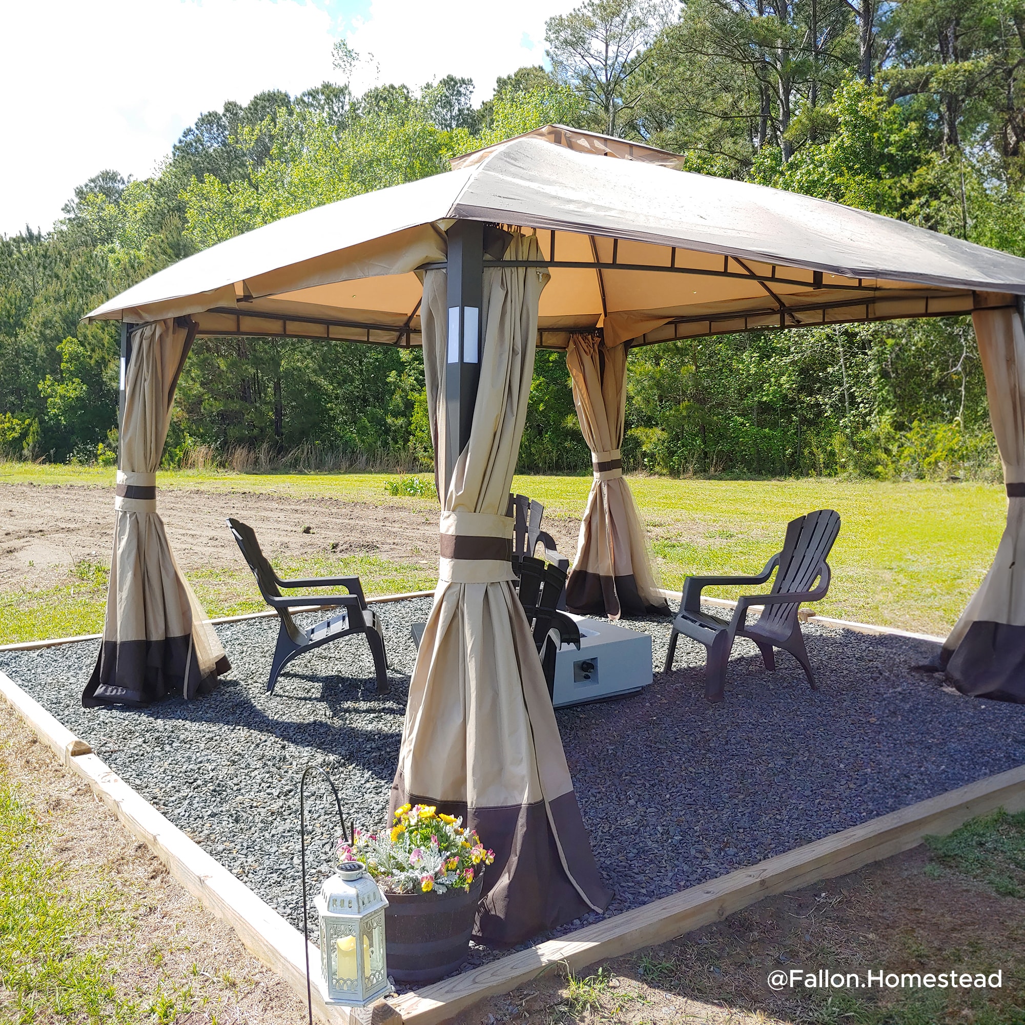Sunjoy A101011500 Wood-Resin-Gazebos - View #13