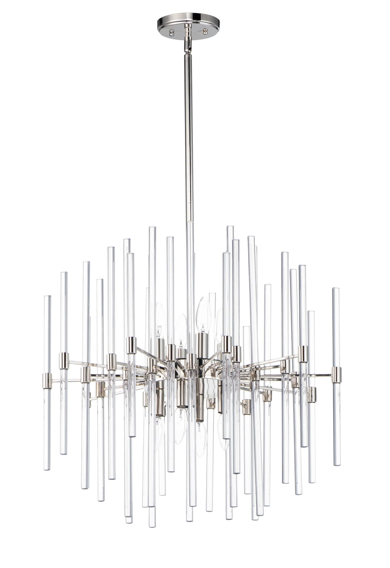 Maxim Lighting Divine 8-Light Polished Nickel Transitional Dry rated ...