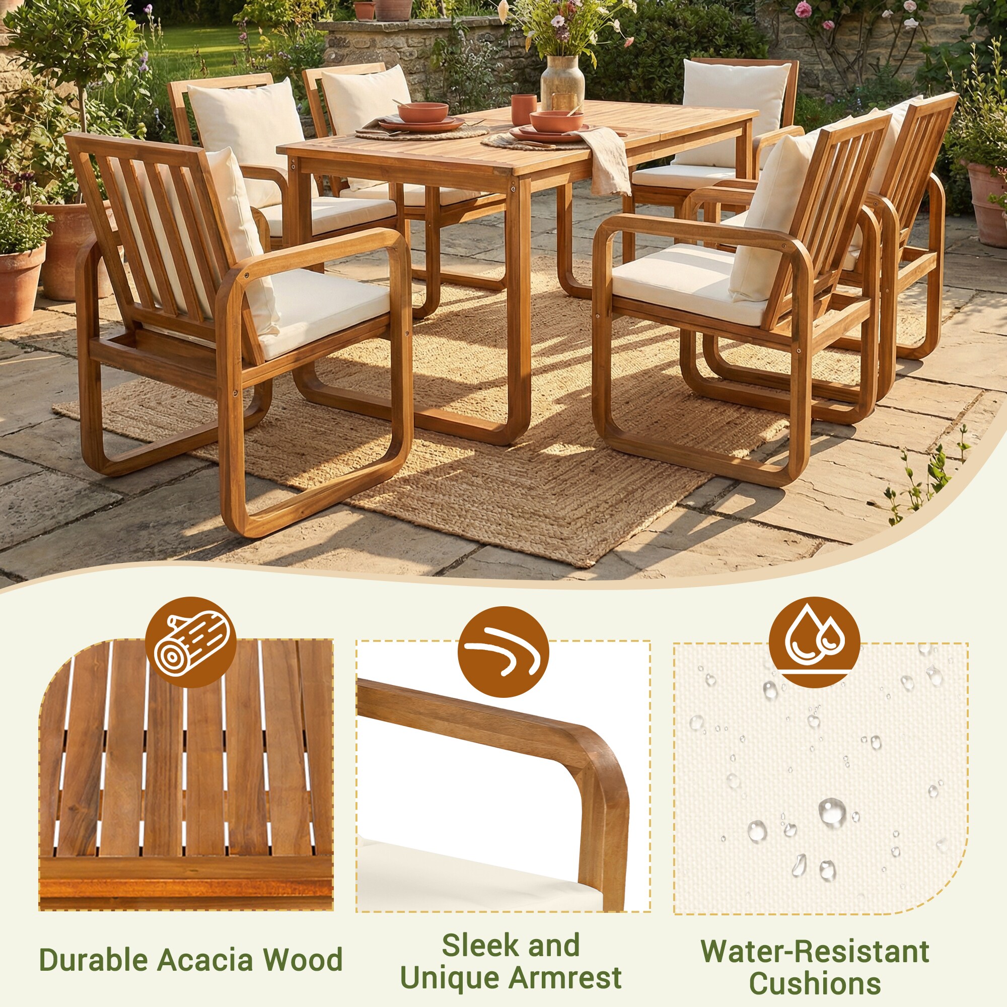 Bybafun YA3700776 Patio-Dining-Sets - View #4
