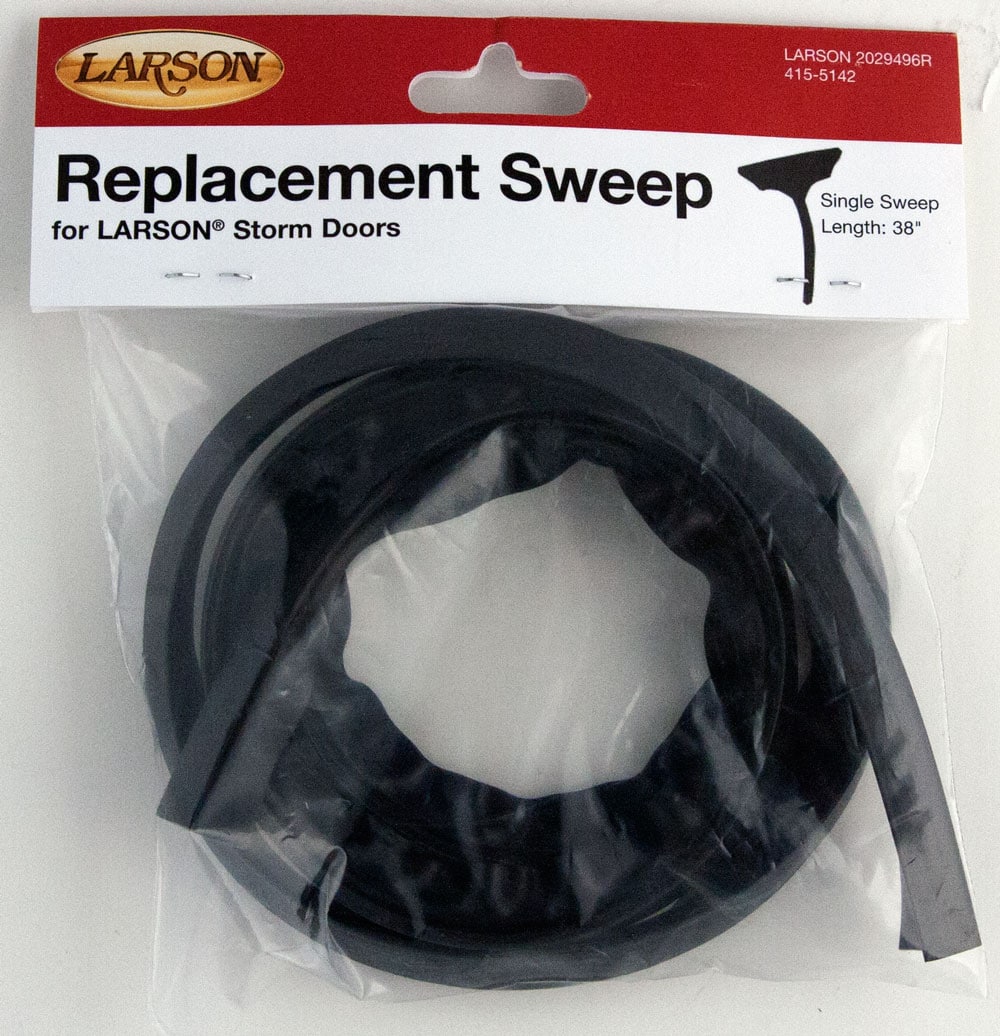 LARSON 37-1/4-in Black Storm Door Sweep in the Door Sweeps department ...