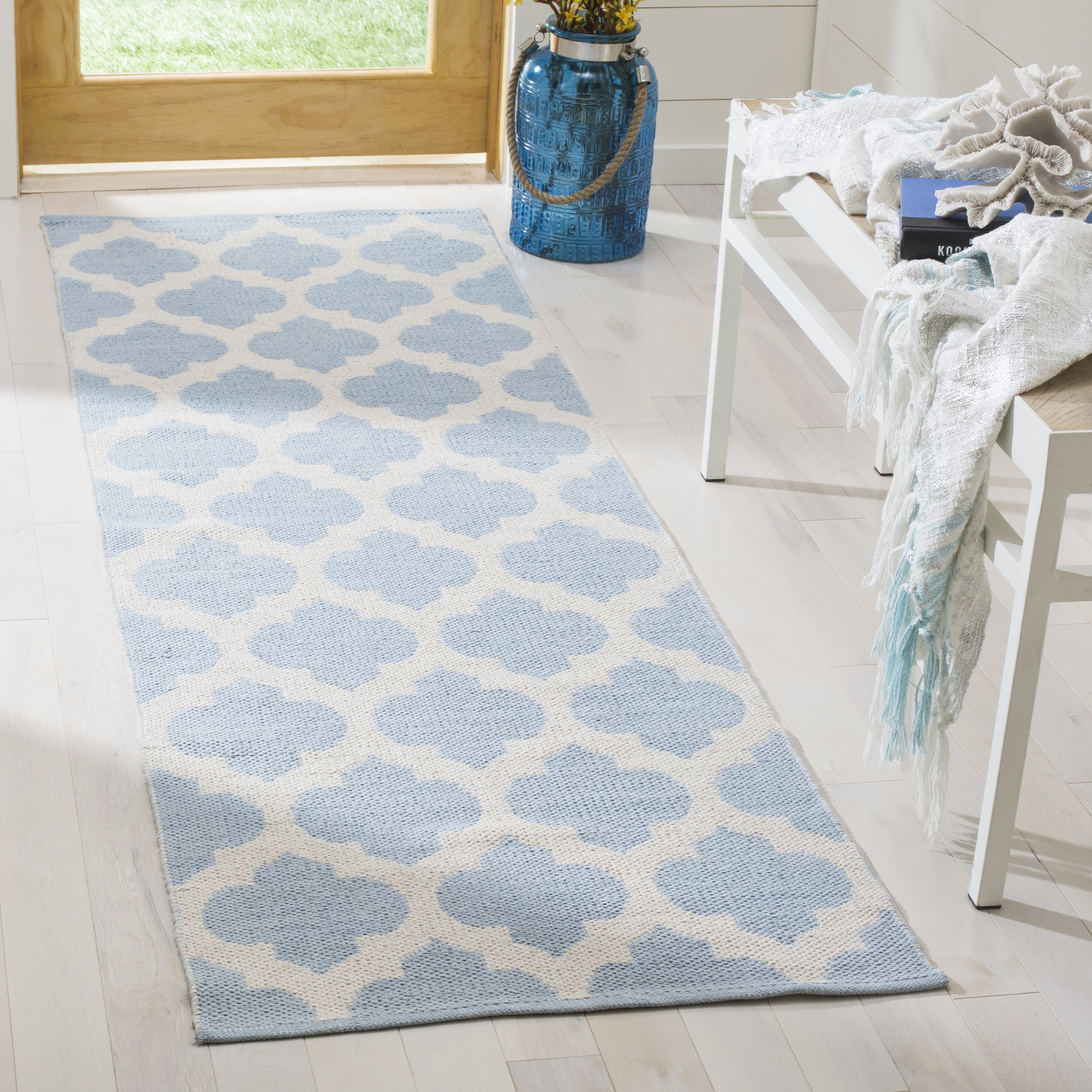 Grady 2' X 3'7 Indoor/outdoor Rug - Light Gray/teal - Safavieh : Target