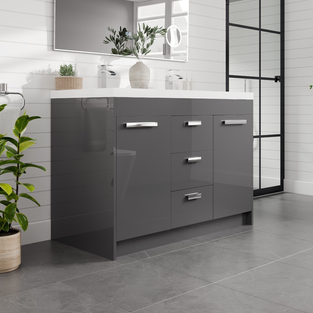 Eviva EVVN12-8-48GR-DS Bath-Vanity-Combo - View #2