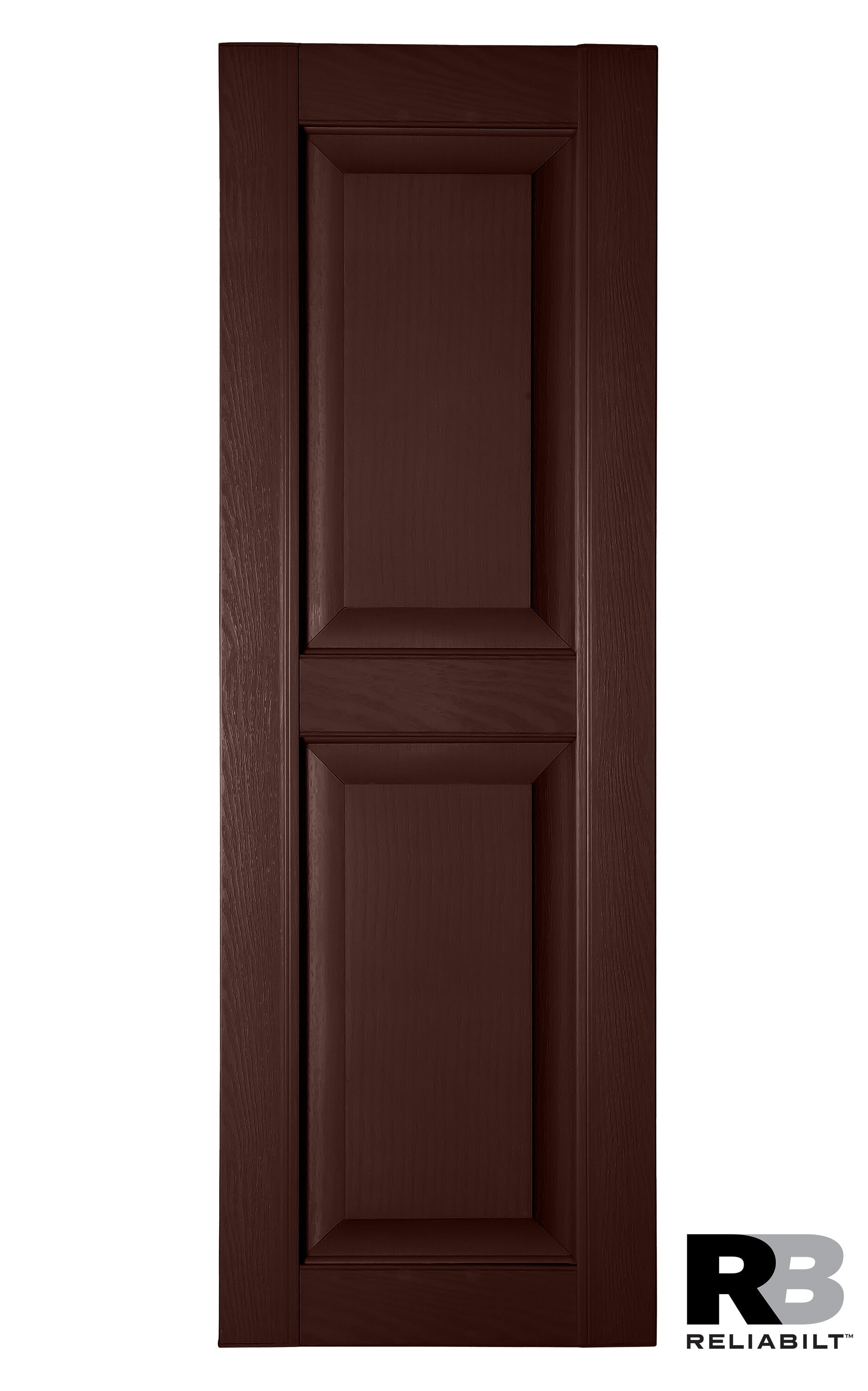 RELIABILT RP1630260 16.25-in W x 30-in H Burgundy Raised panel Polypropylene Exterior Shutters ( 2 -Pack )