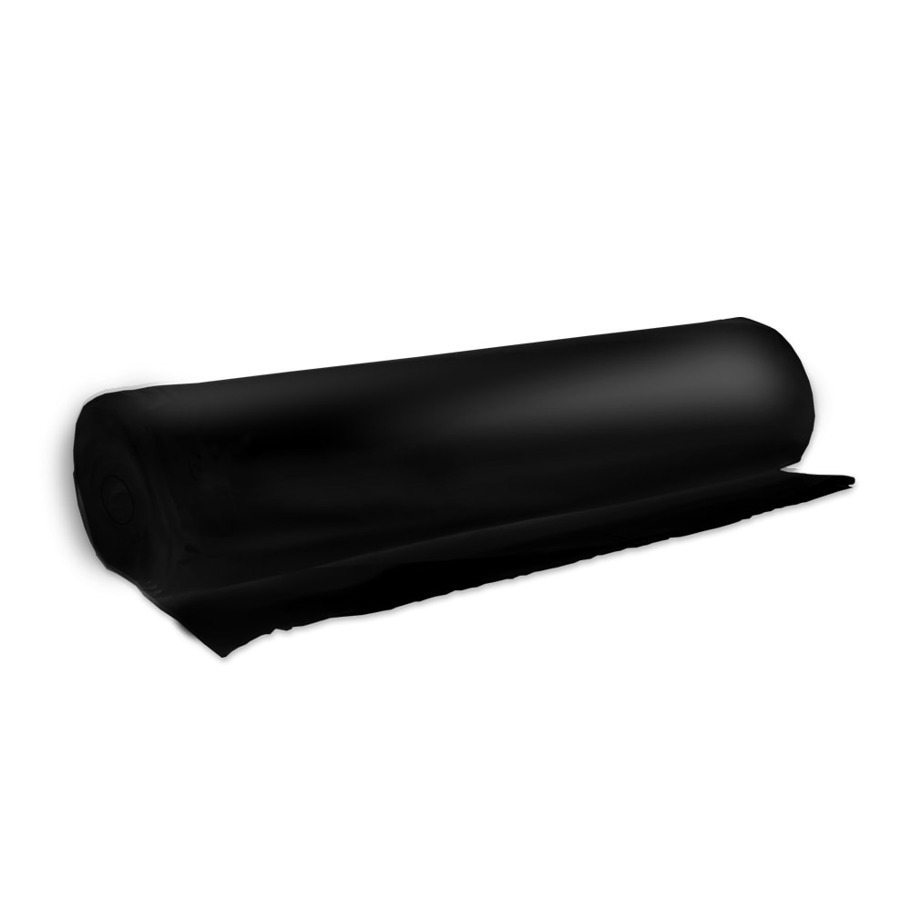 Top Sheeting Rolls - Black Opaque, 1.5 Mil, 60 x 60 S-11475 - Uline