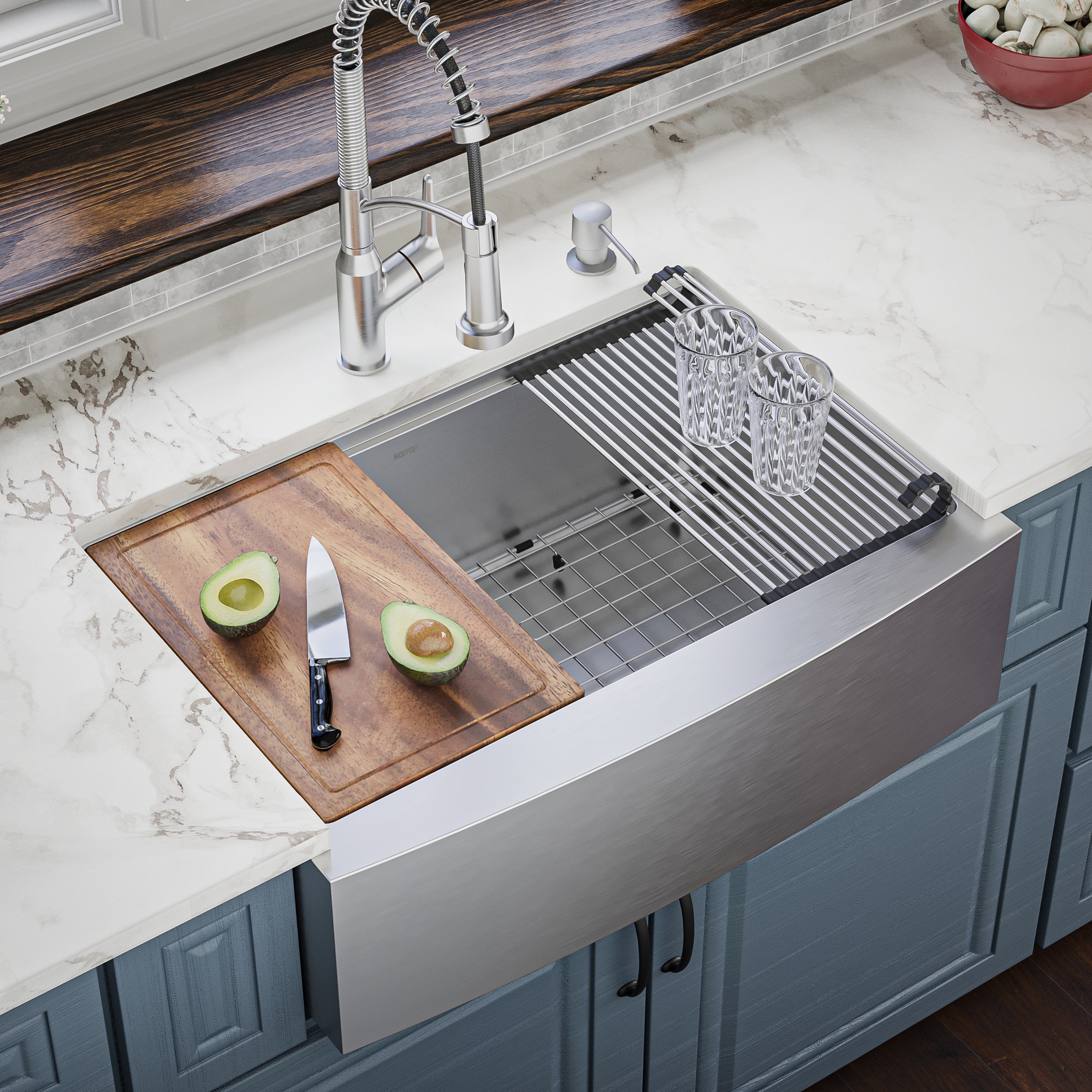 Karran WSA-42-PK1 Kitchen-Sinks - View #7