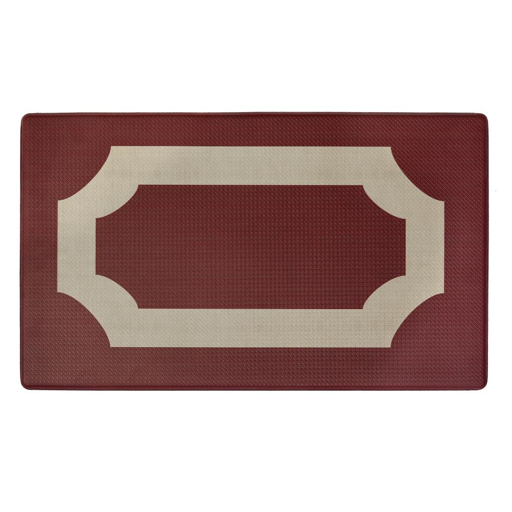 Achim ANFTMDMS12 1-ft x 3-ft Marsala PVC Rectangular Indoor Anti-fatigue mat