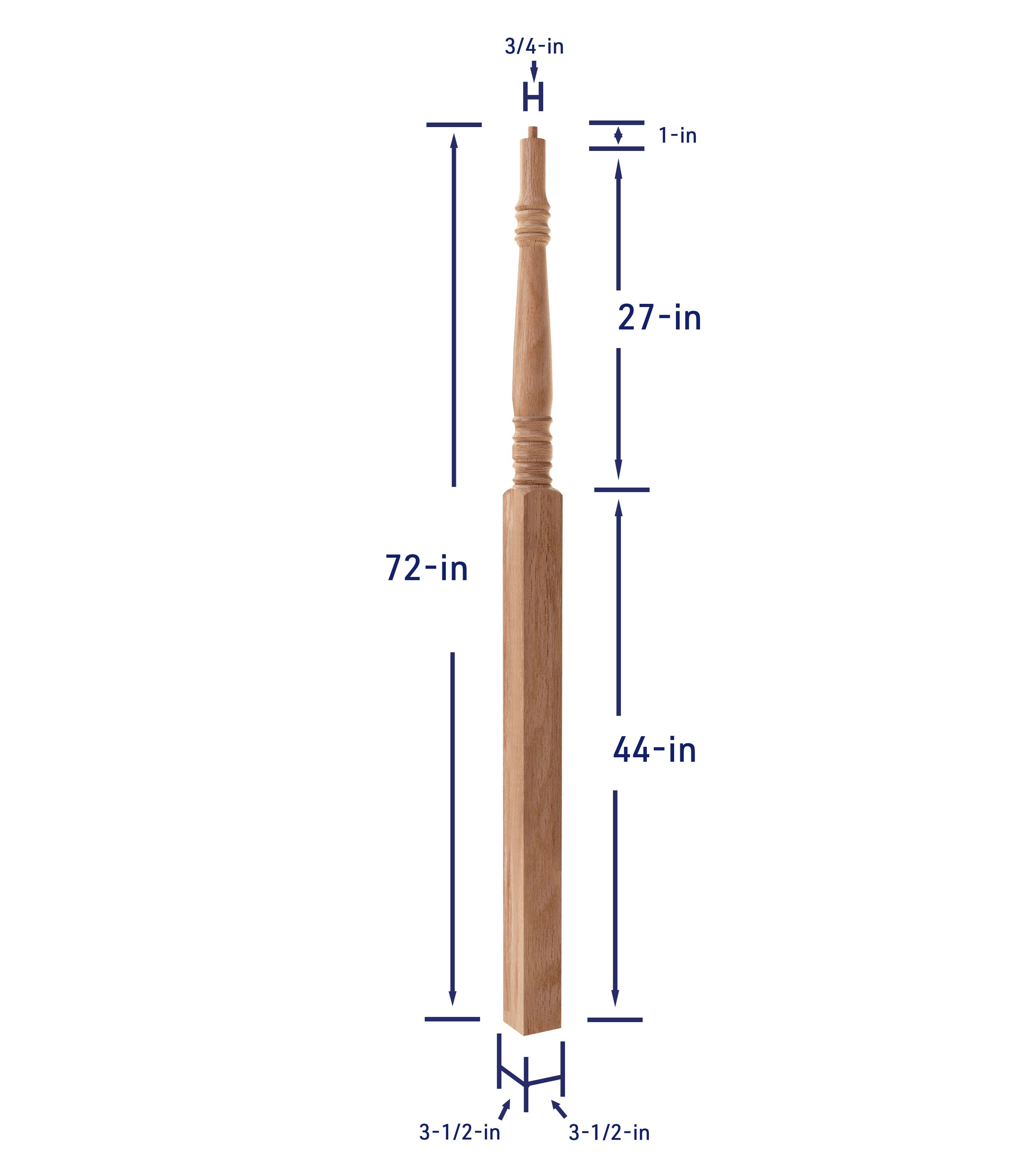 Crown Heritage 4414278 Interior-Stairpart-Newel-Posts - View #3